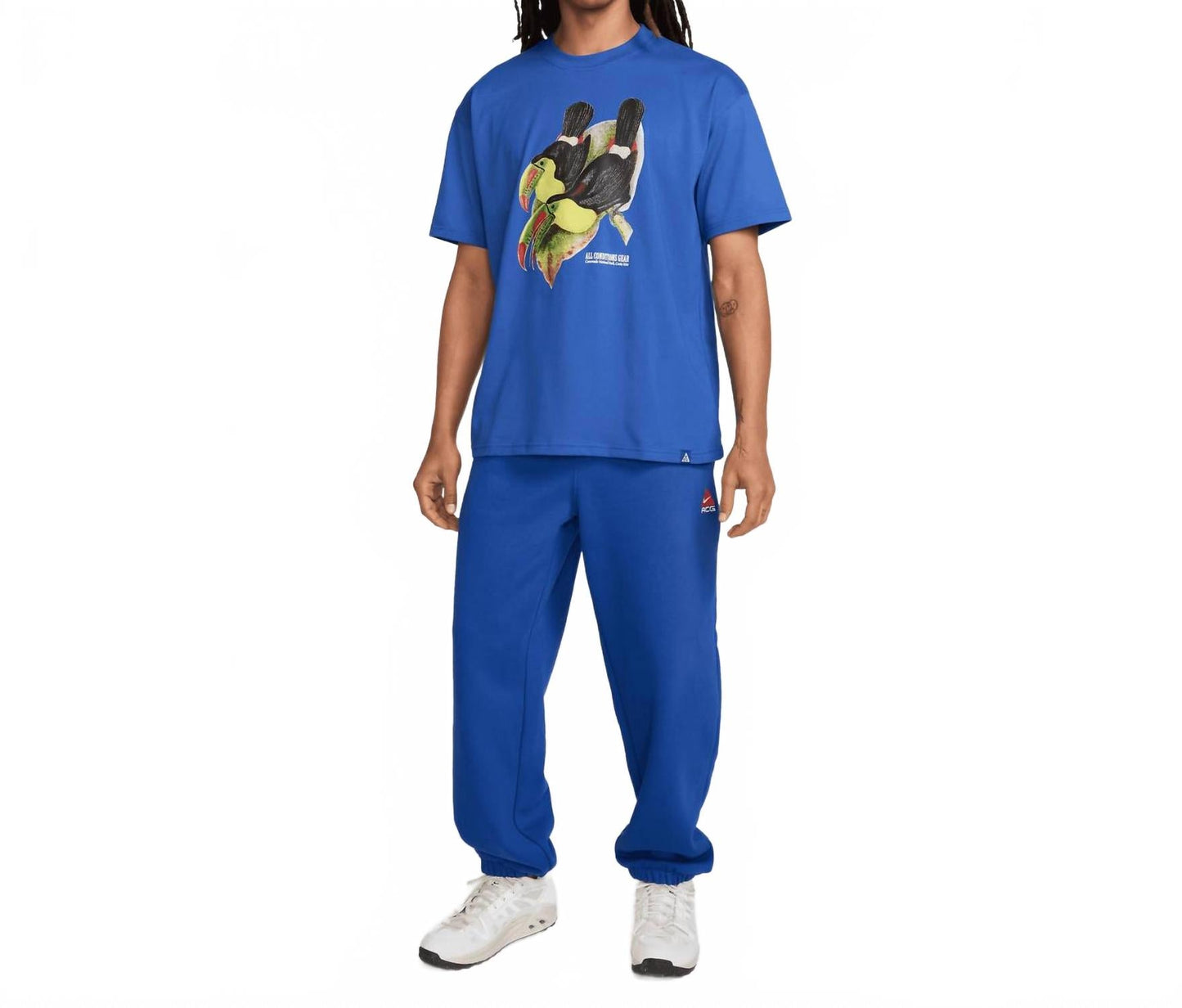 Top de hombre color azul