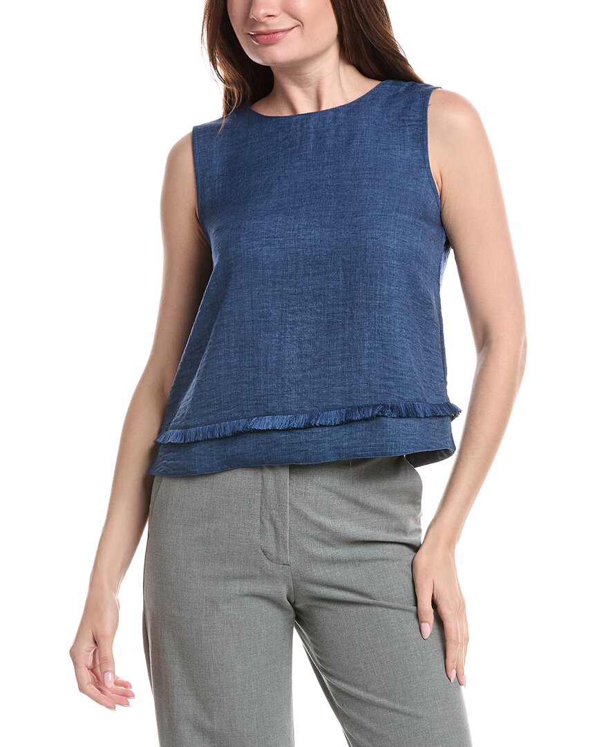 Vince Camuto Top Sin Mangas Cuello Redondo