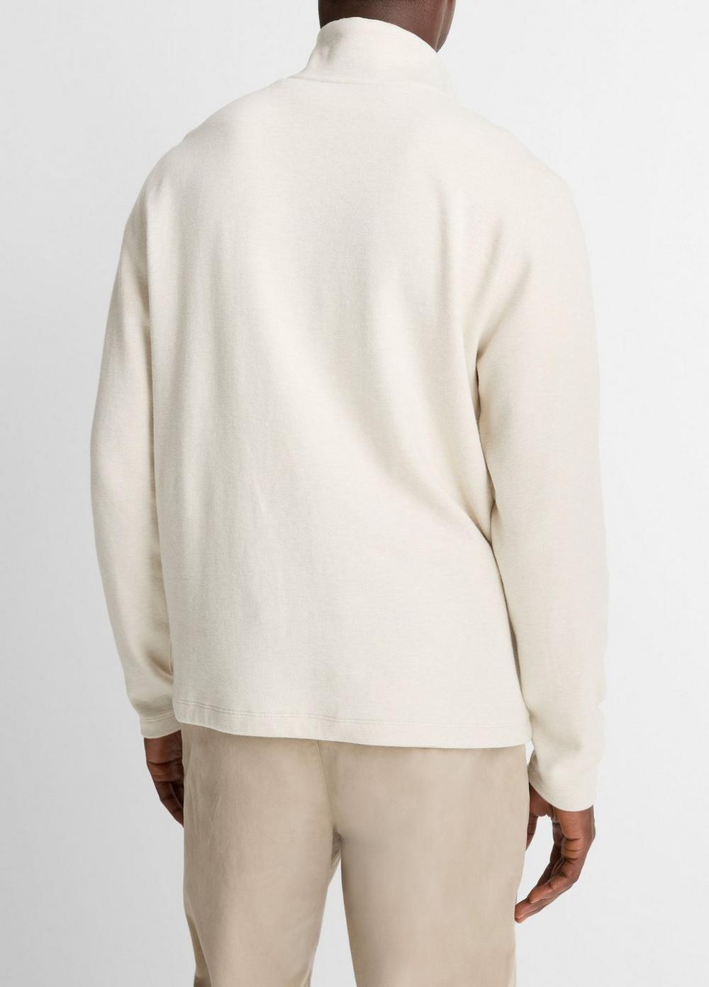 Suéter de algodón con cuello alto