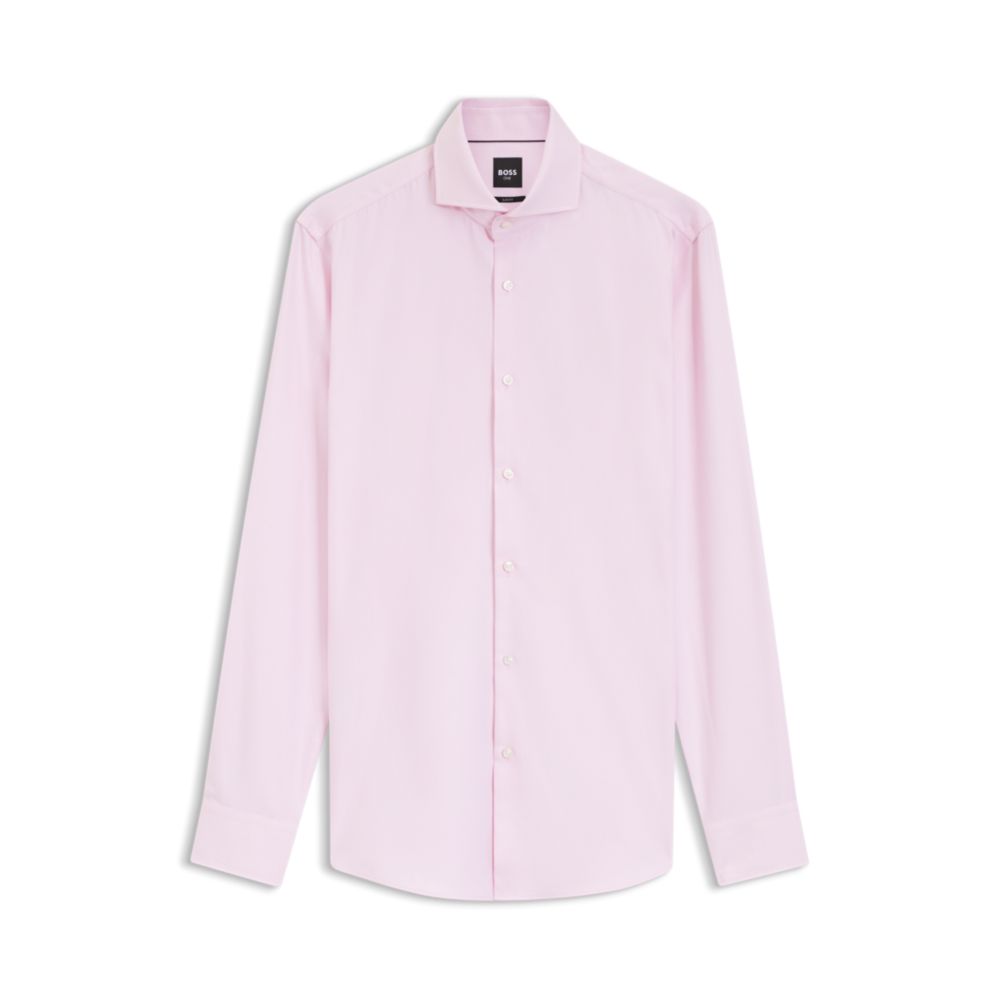 Camisa de algodón de corte ajustado