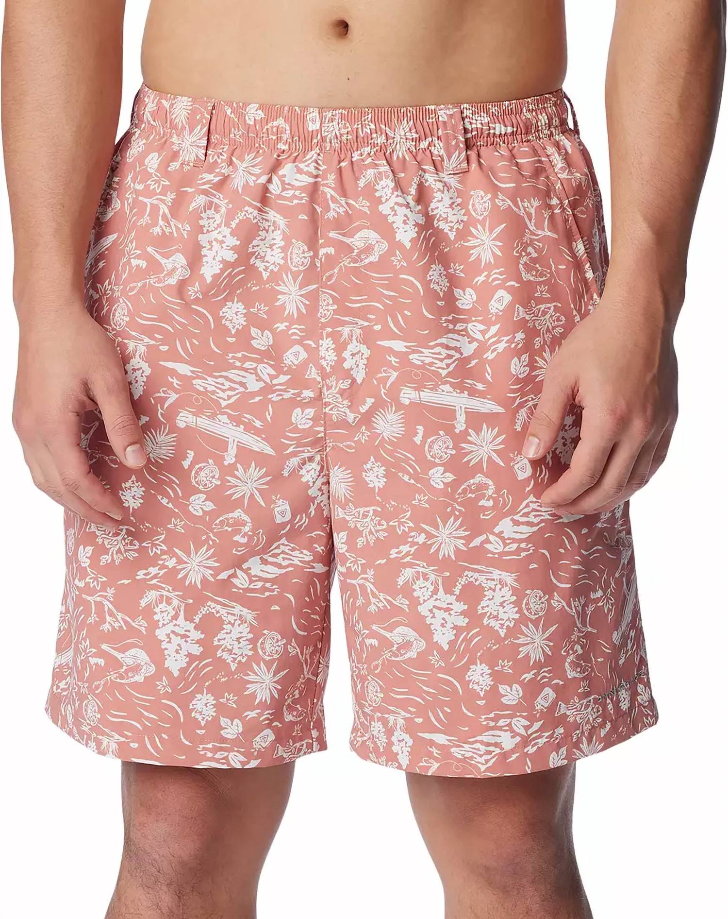 Short de hombre con estampado color rosado