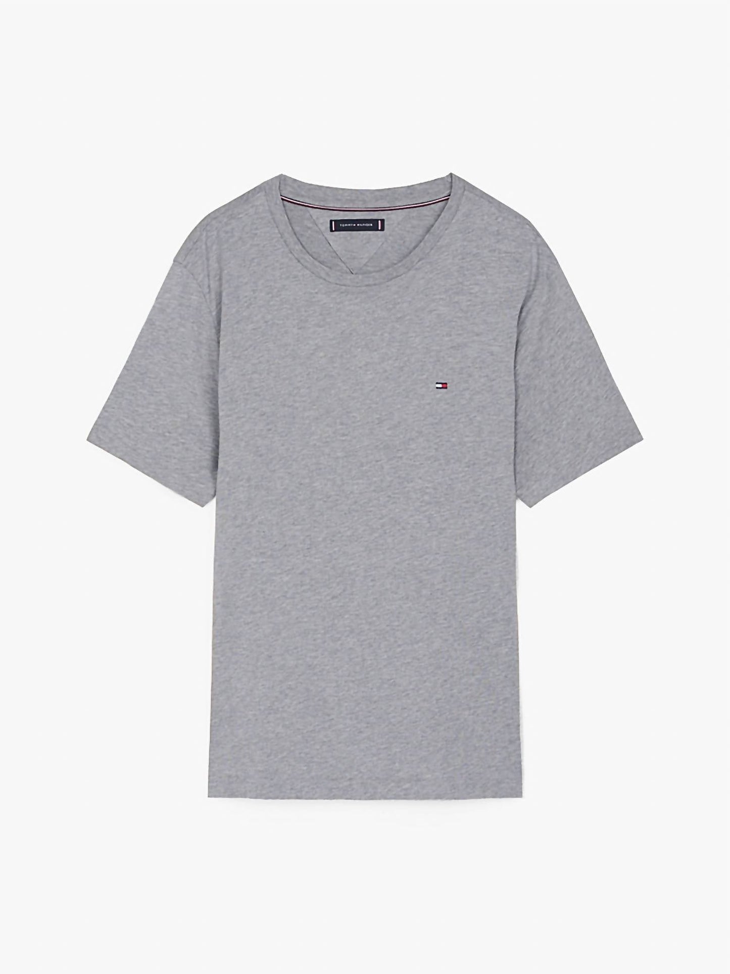 Camiseta con cuello redondo color gris