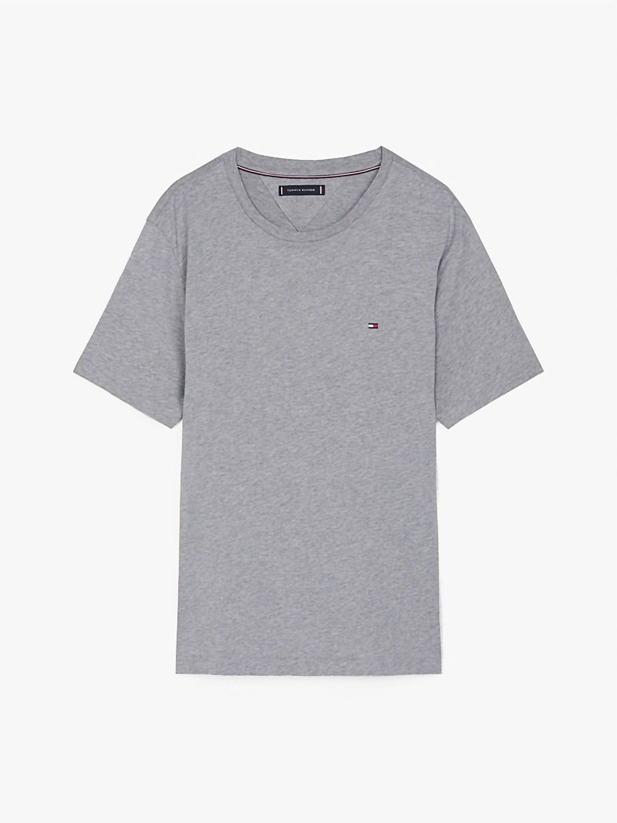 Camiseta con cuello redondo color gris