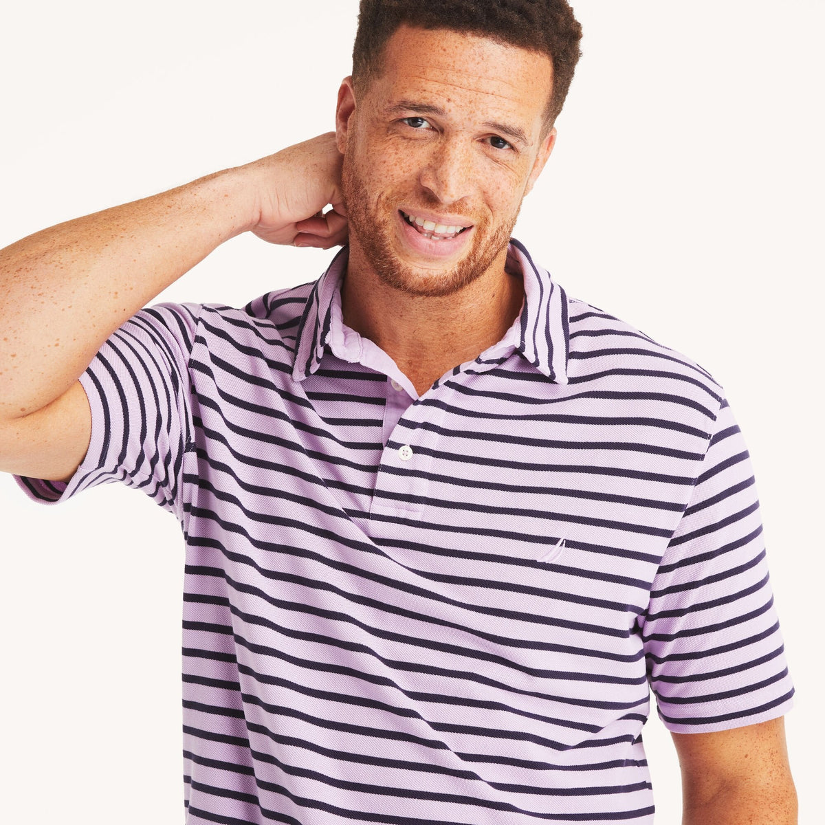 Polo de hombre a rayas