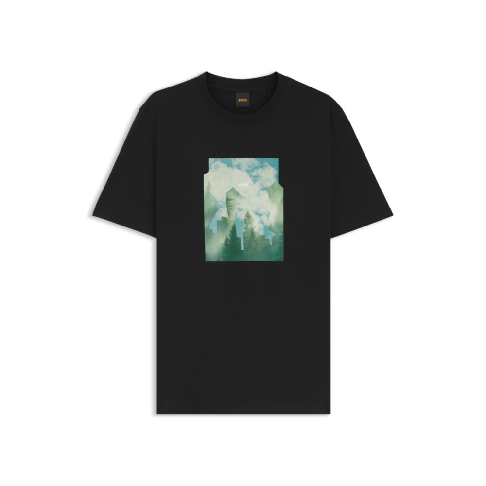 Camiseta de algodón con estampado