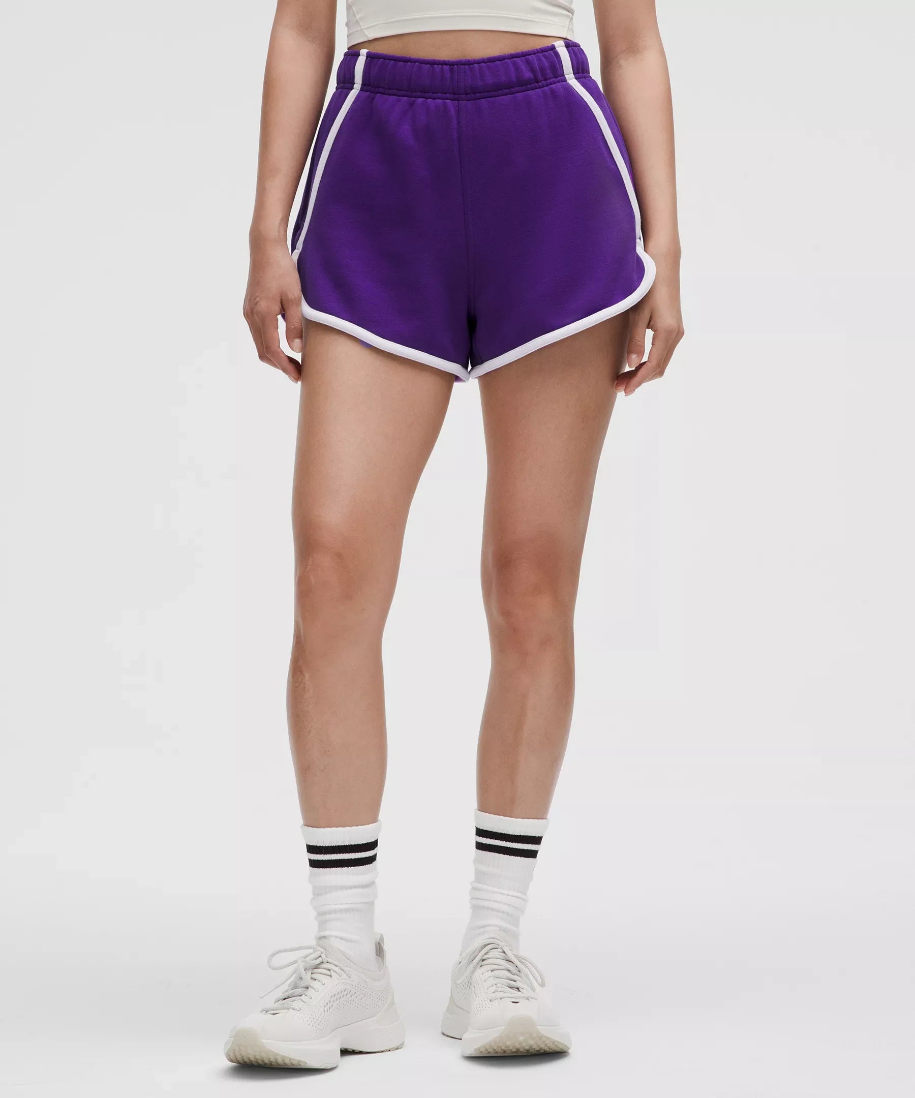 Short de corte amplio de tiro medio