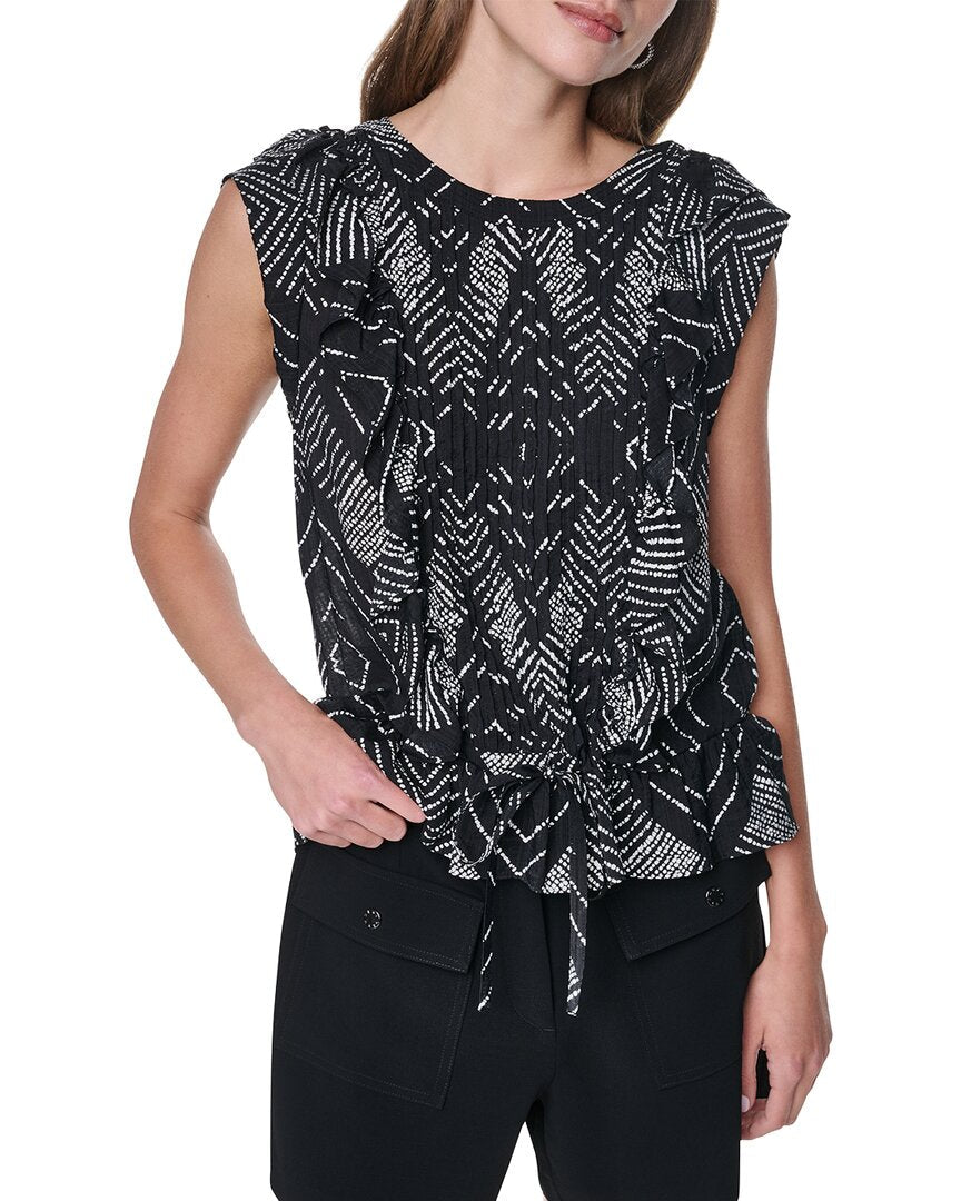 Top con estampado