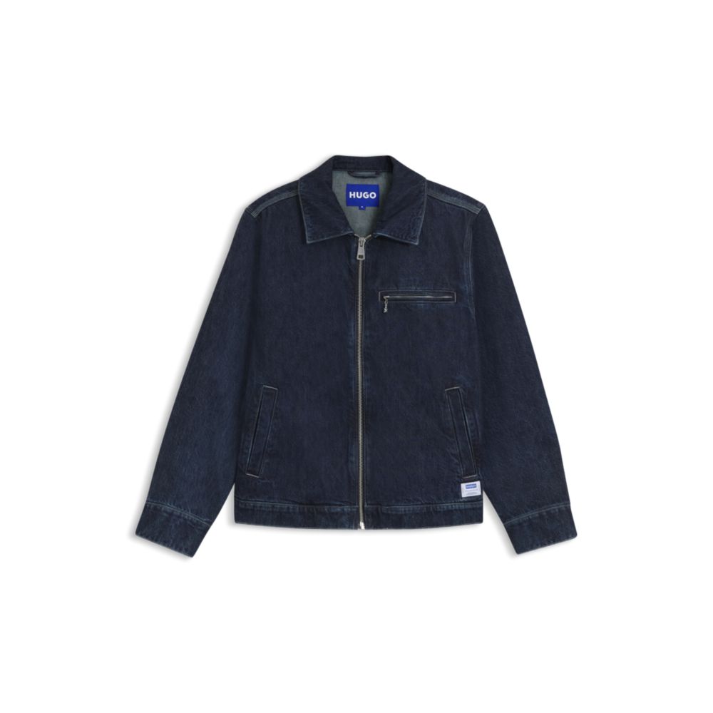 Chaqueta de mezclilla color azul