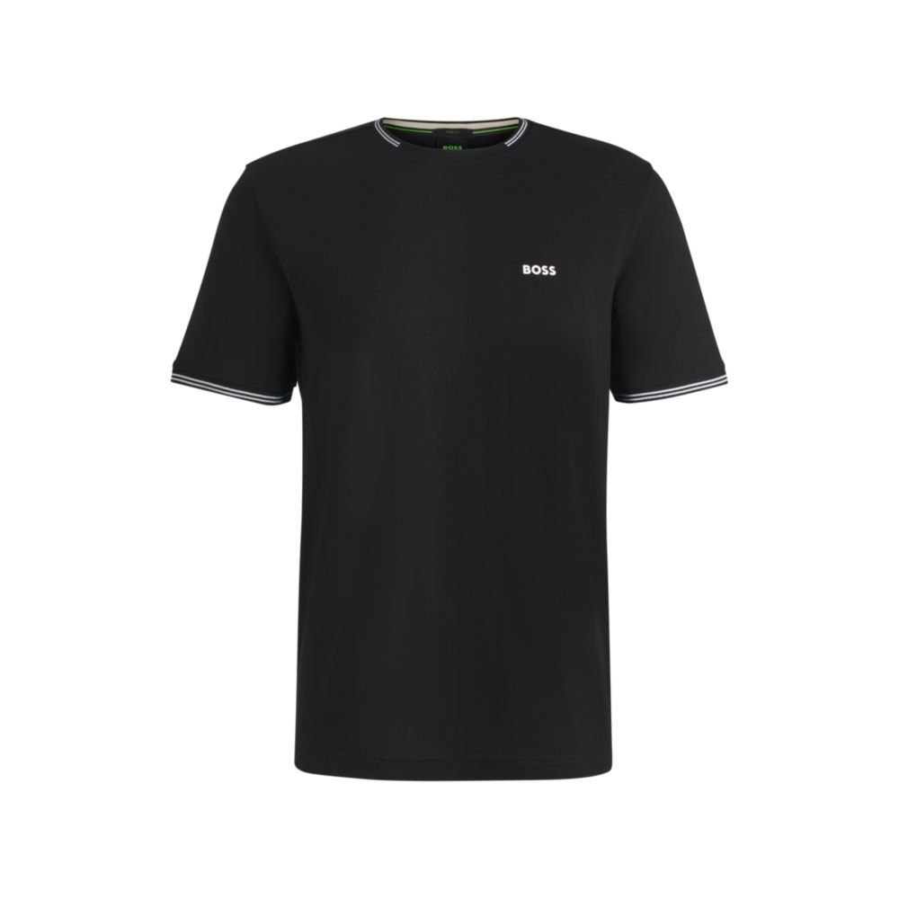 Camiseta de algodón a rayas