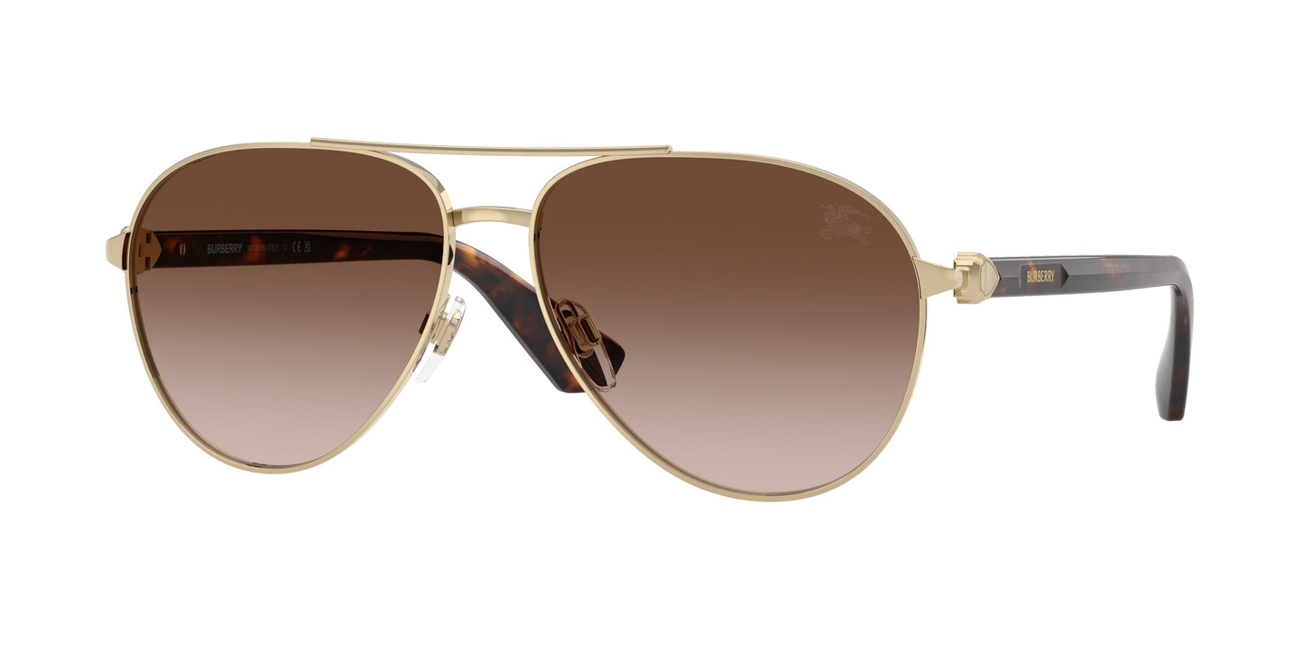 Gafas de sol de hombre 59 mm color dorado