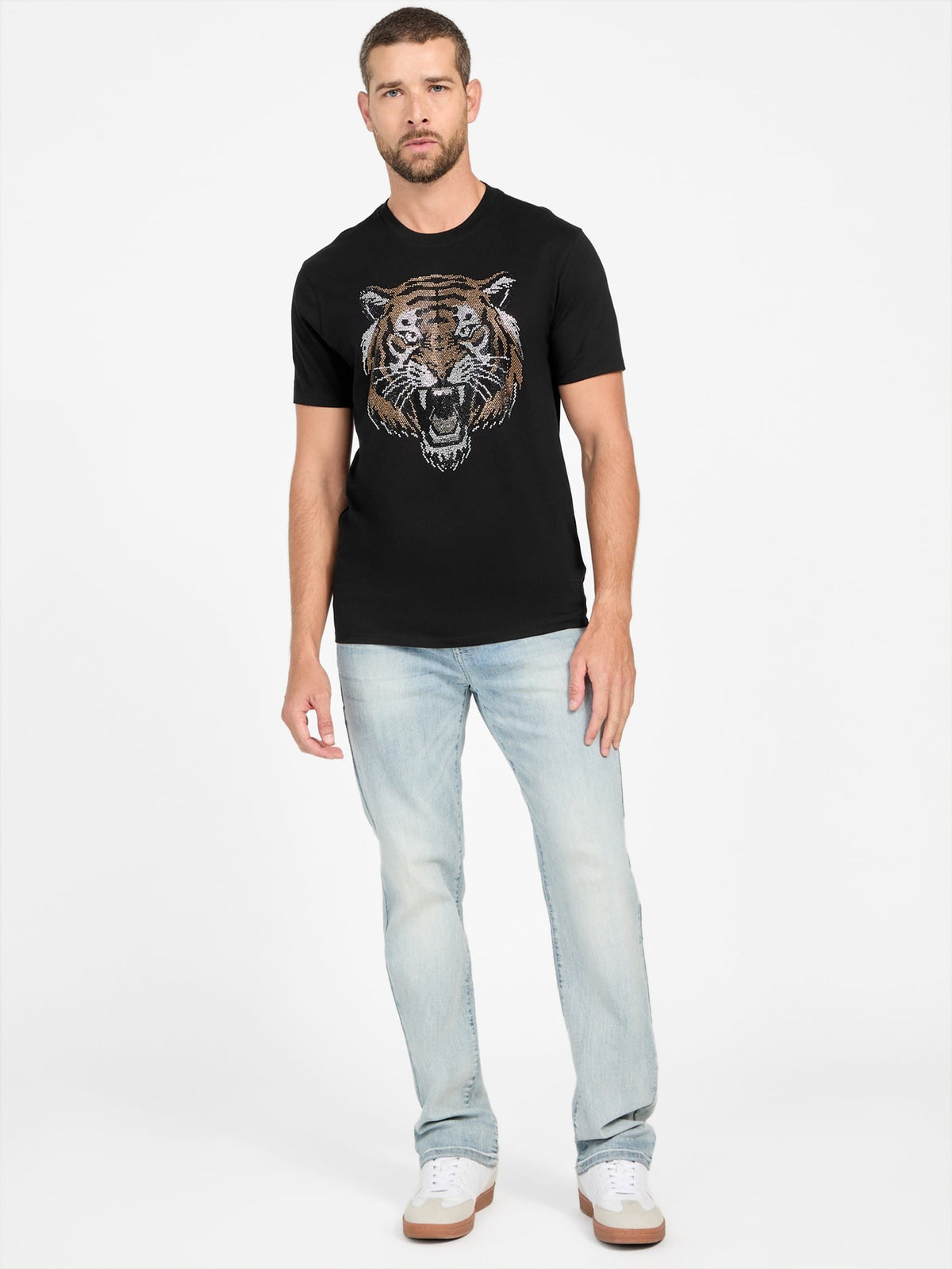 Camiseta con cuello redondo