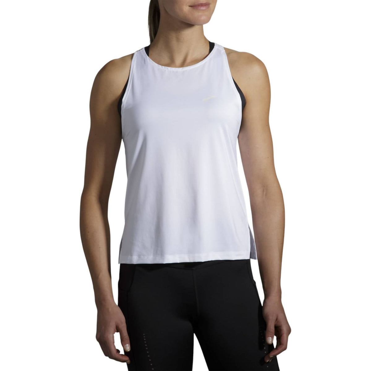 Camiseta sin mangas de mujer color blanco