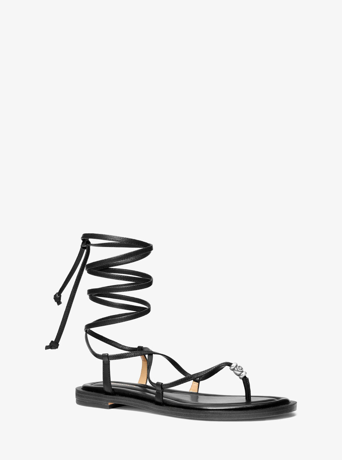 Sandalias de cuero con cordones