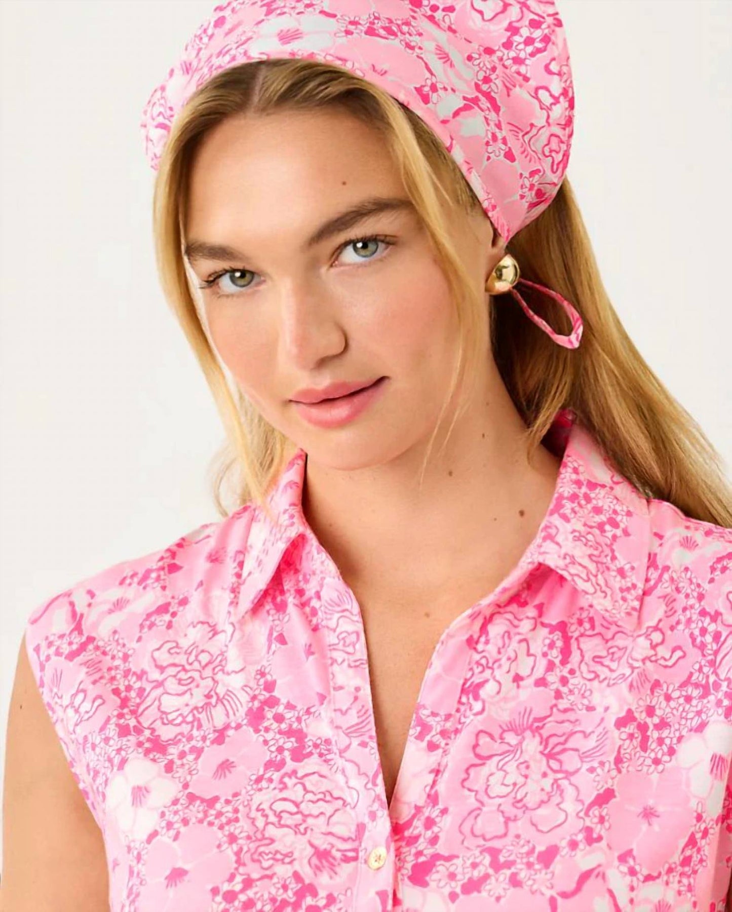 Camiseta sin mangas color rosado