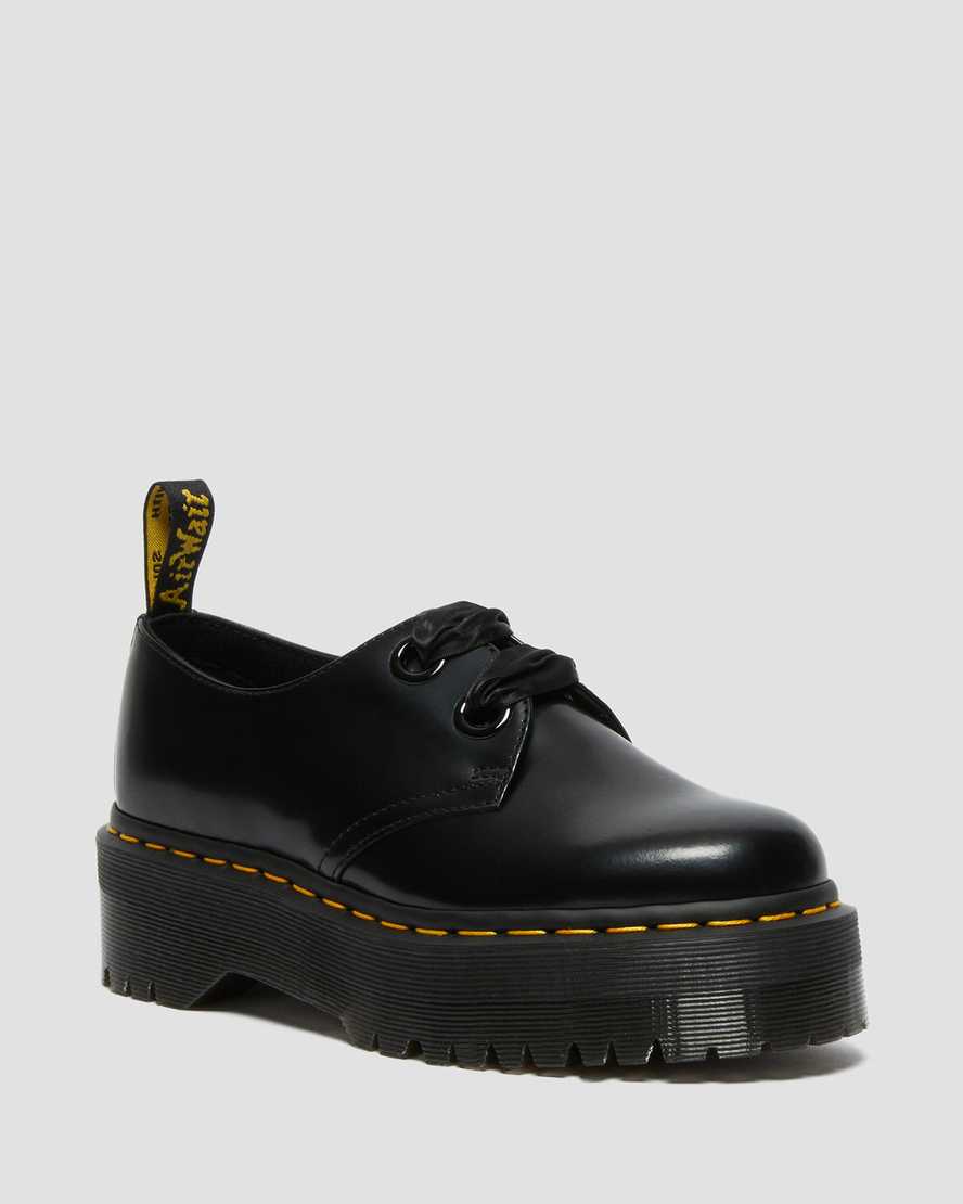 Zapatos de mujer de cuero con plataforma