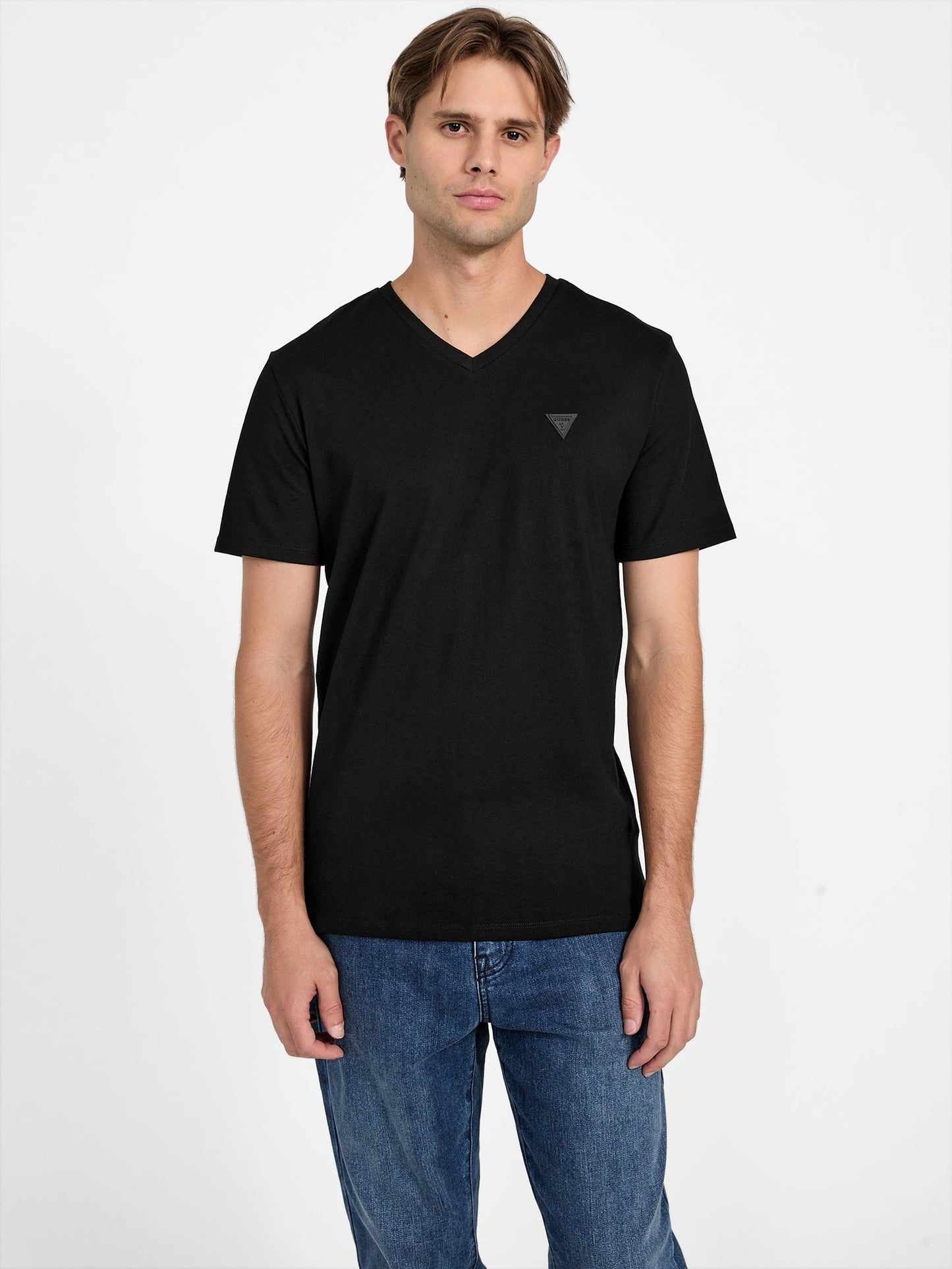 Camiseta con cuello en V