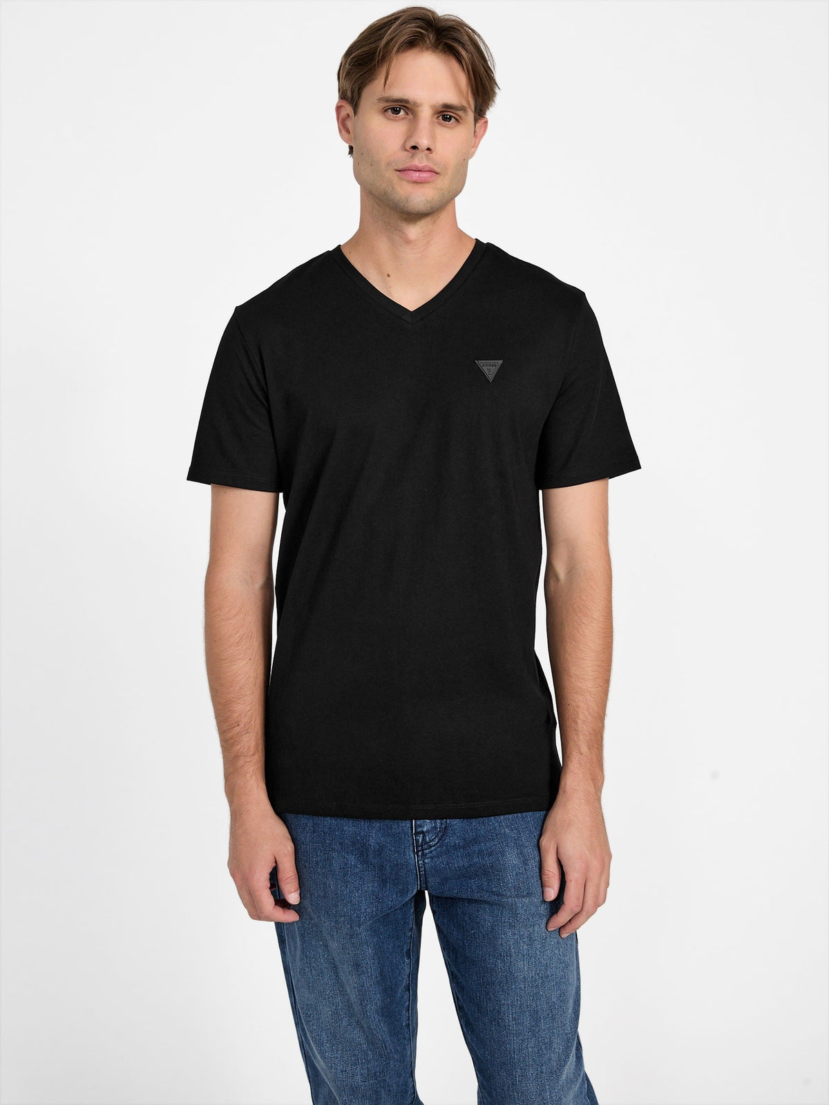 Camiseta con cuello en V