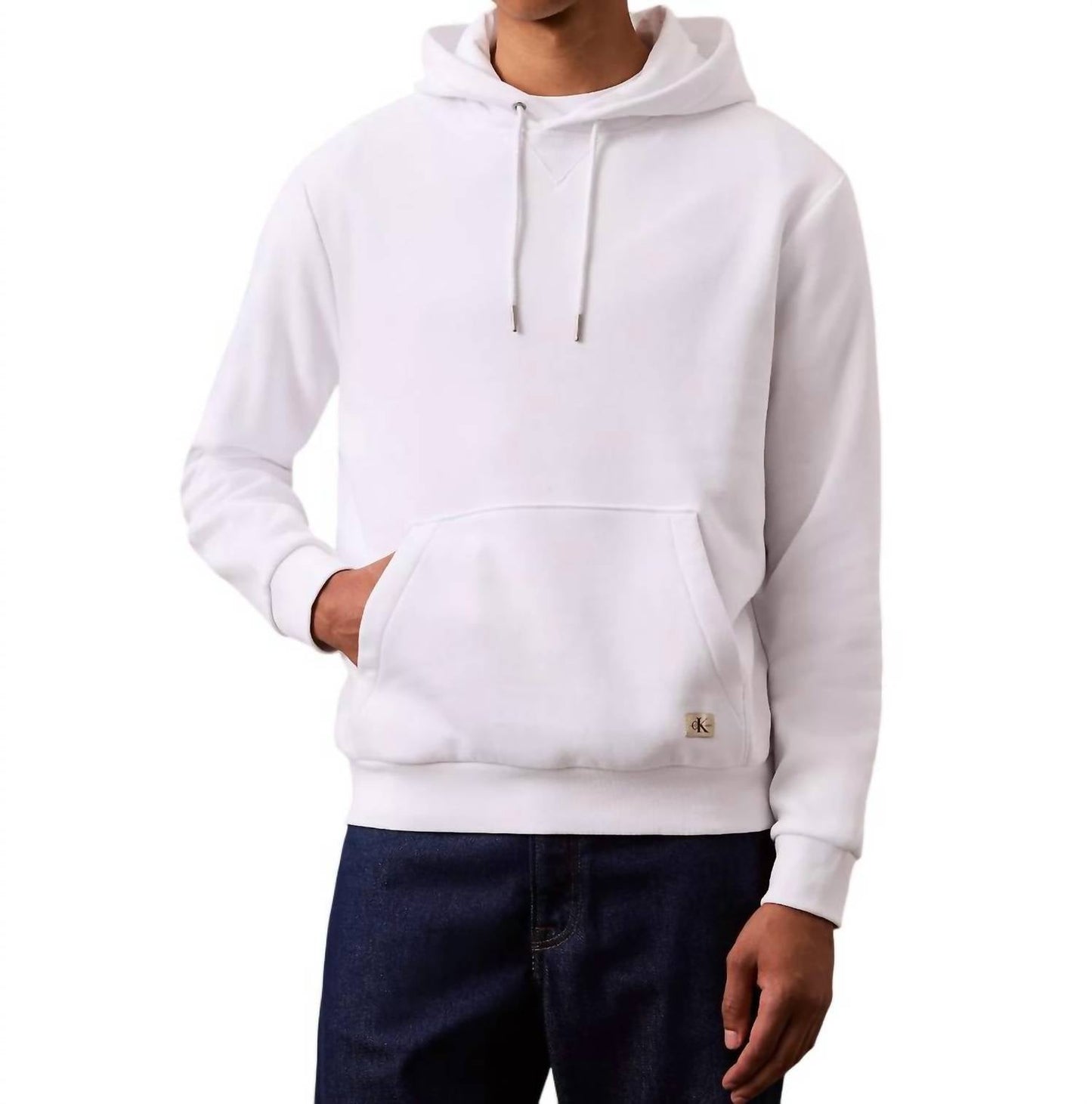 Buzo con capucha color blanco