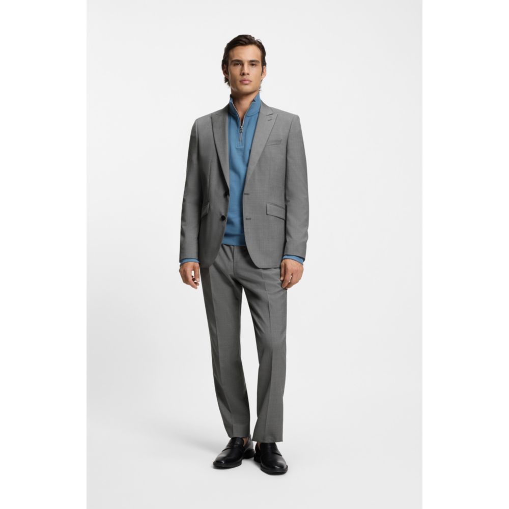 Pantalón de lana de corte ajustado