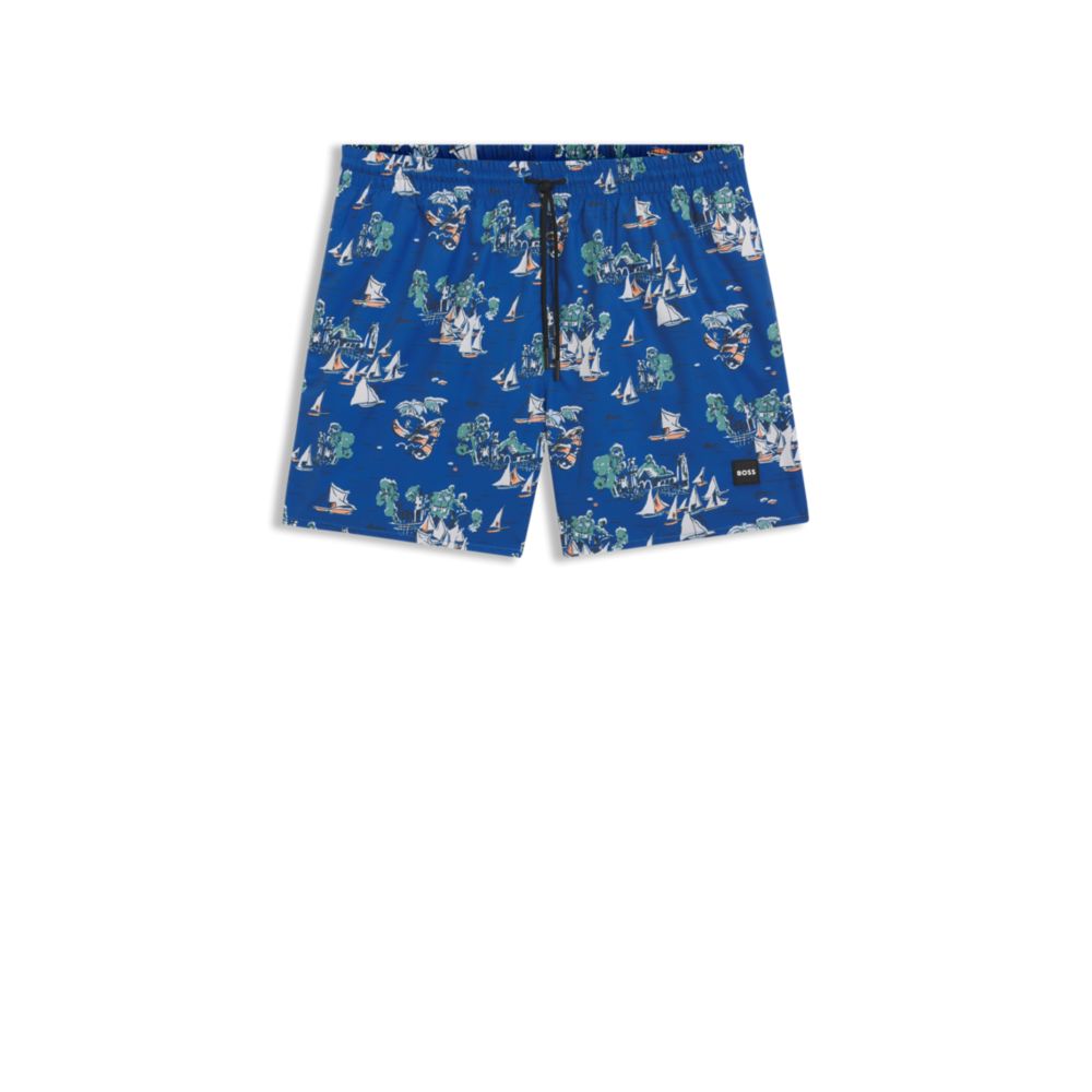 Pantaloneta de baño con estampado