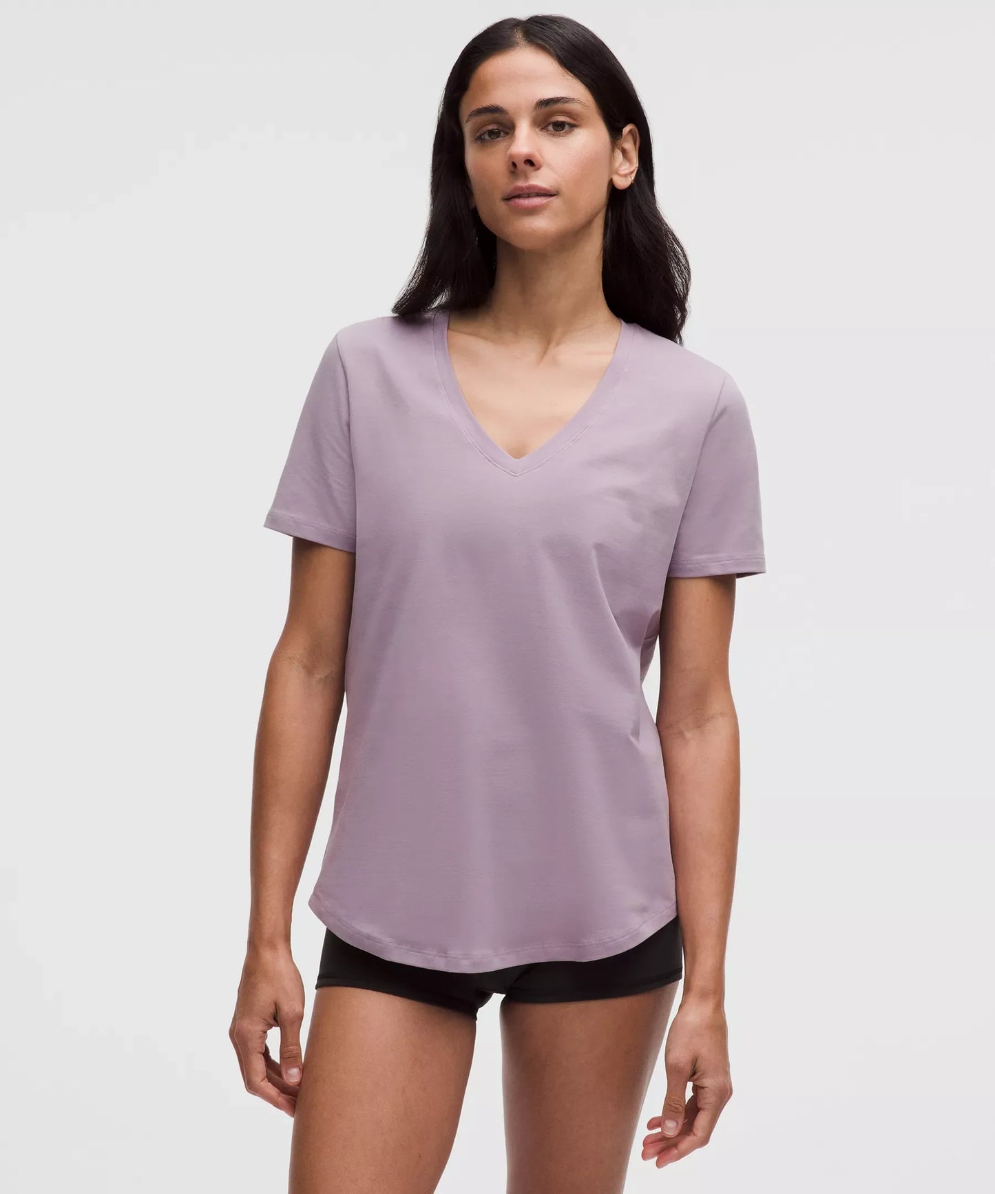 Camiseta con cuello en V