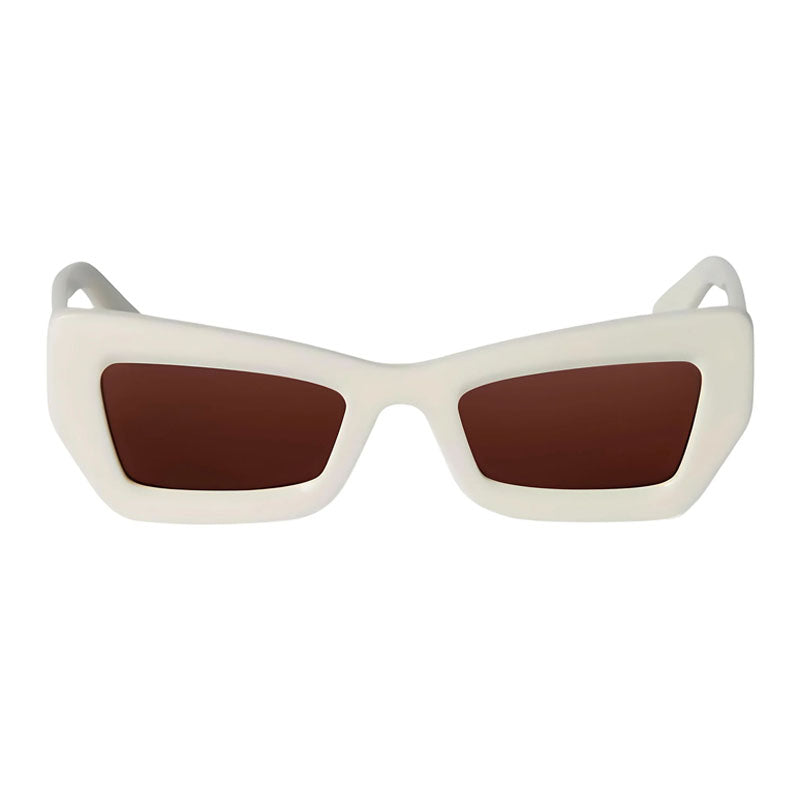 Gafas color blanco y café