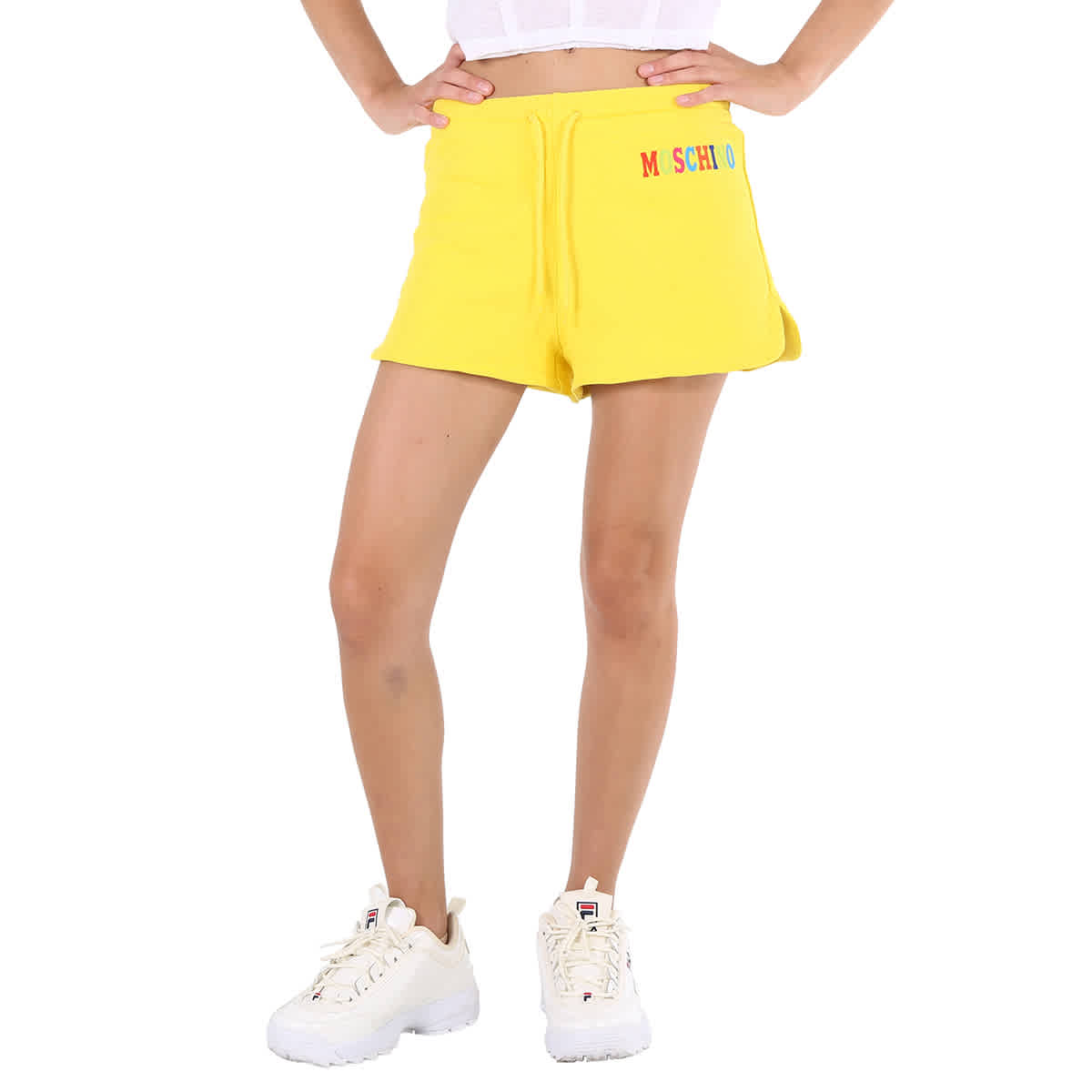 Short de mujer color amarillo
