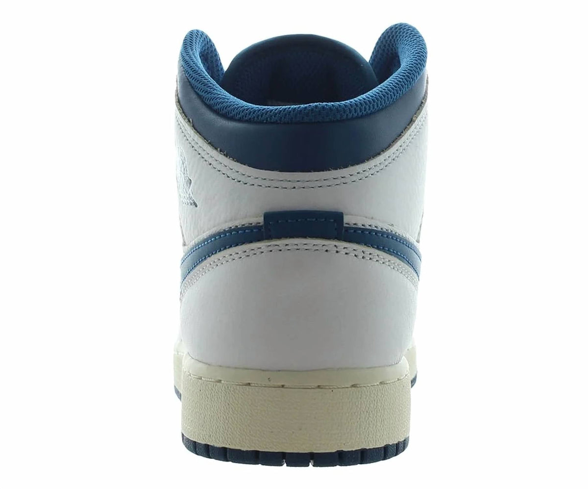 Zapatos infantil color blanco y azul