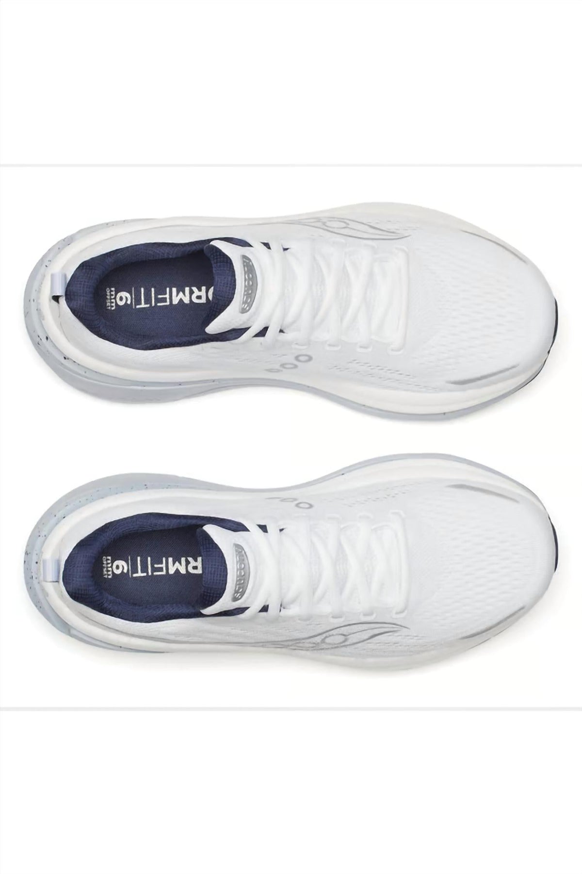 Tenis para correr de hombre color azul marino y blanco