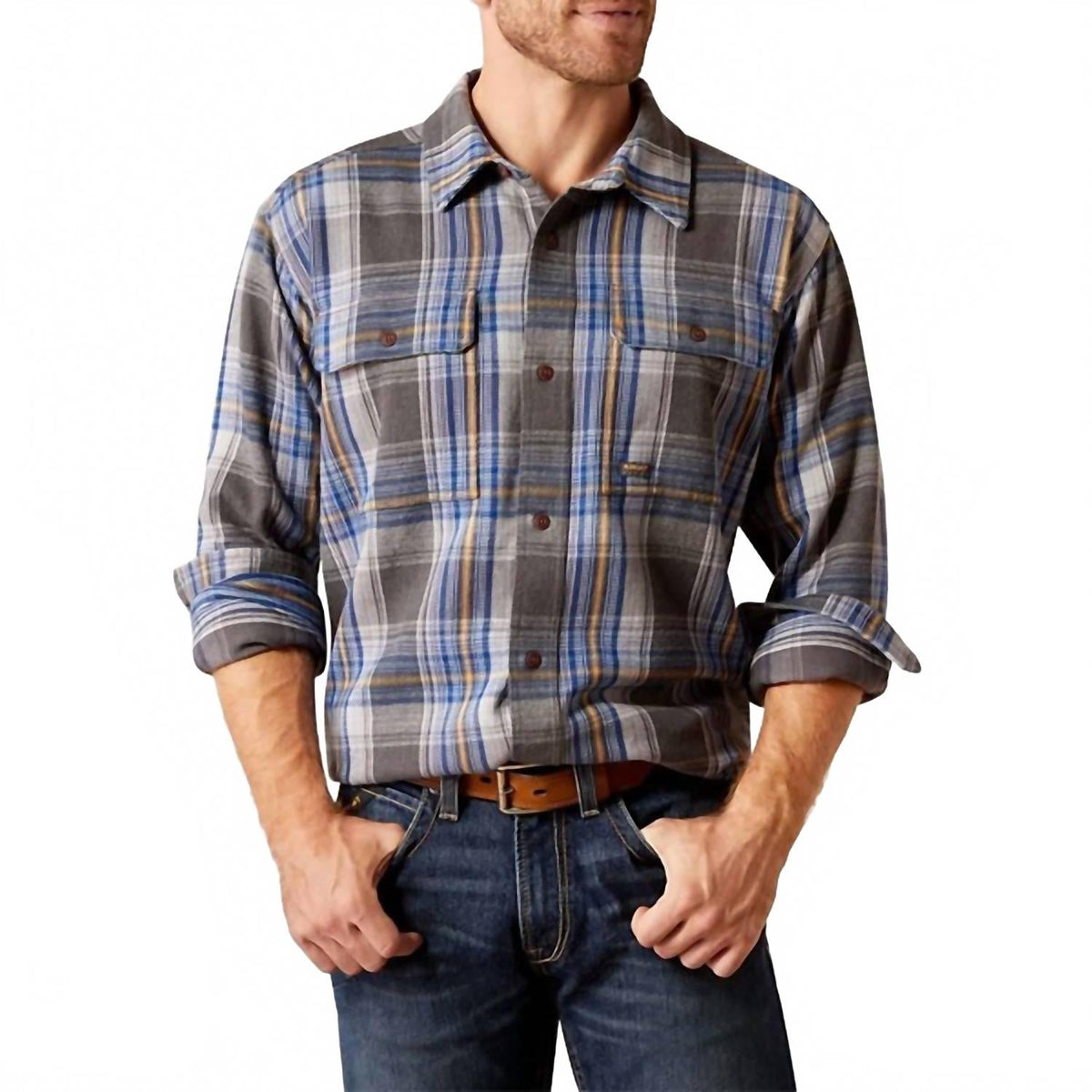 Camisa de hombre de manga larga