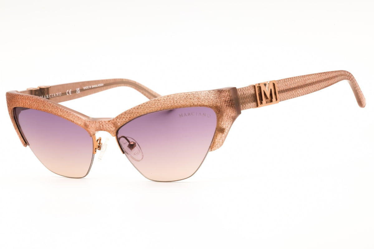 Gafas color violeta y beige