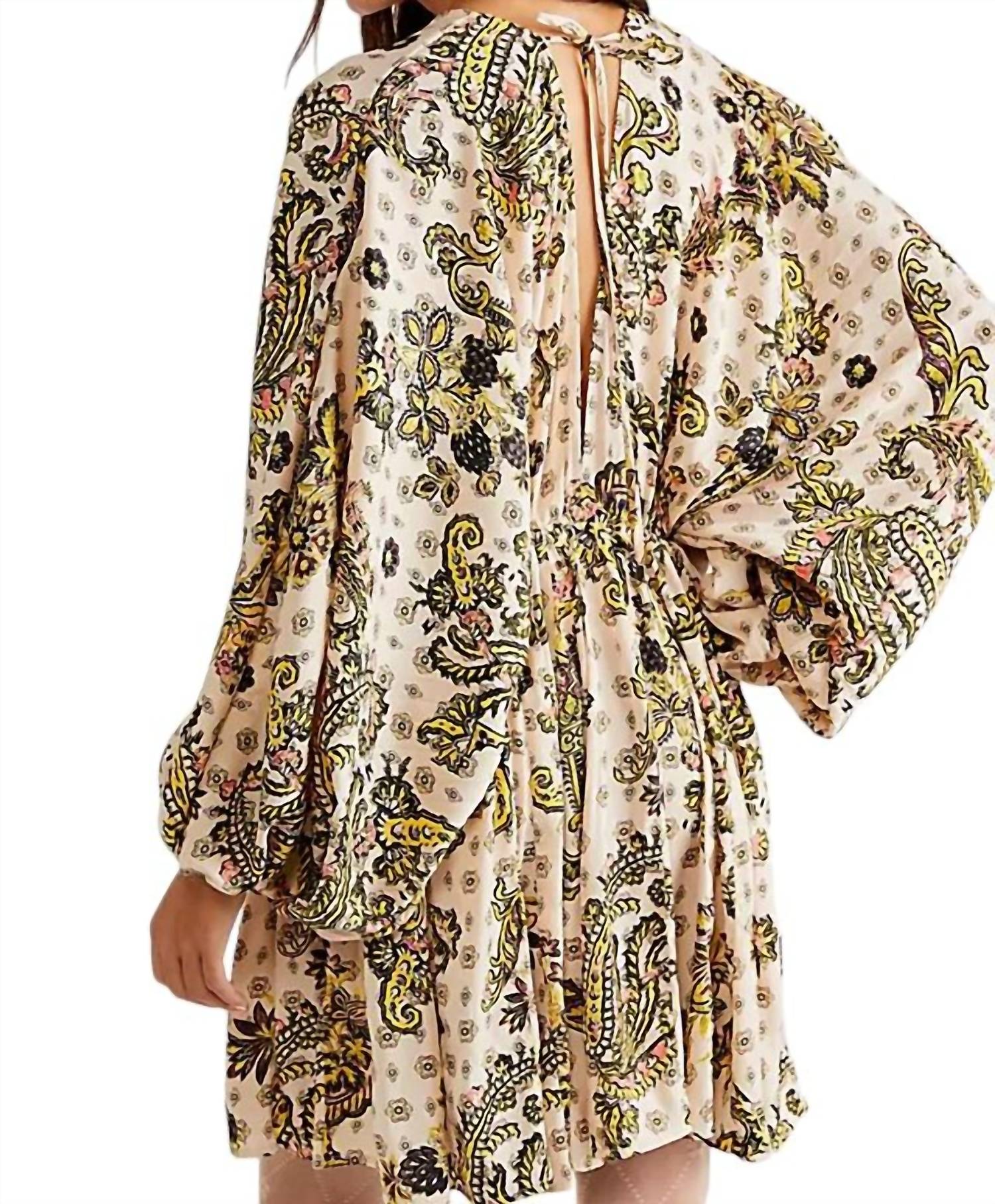 Vestido corto con estampado