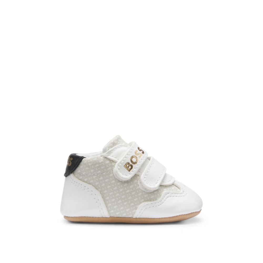 Pantuflas para bebé de cuero