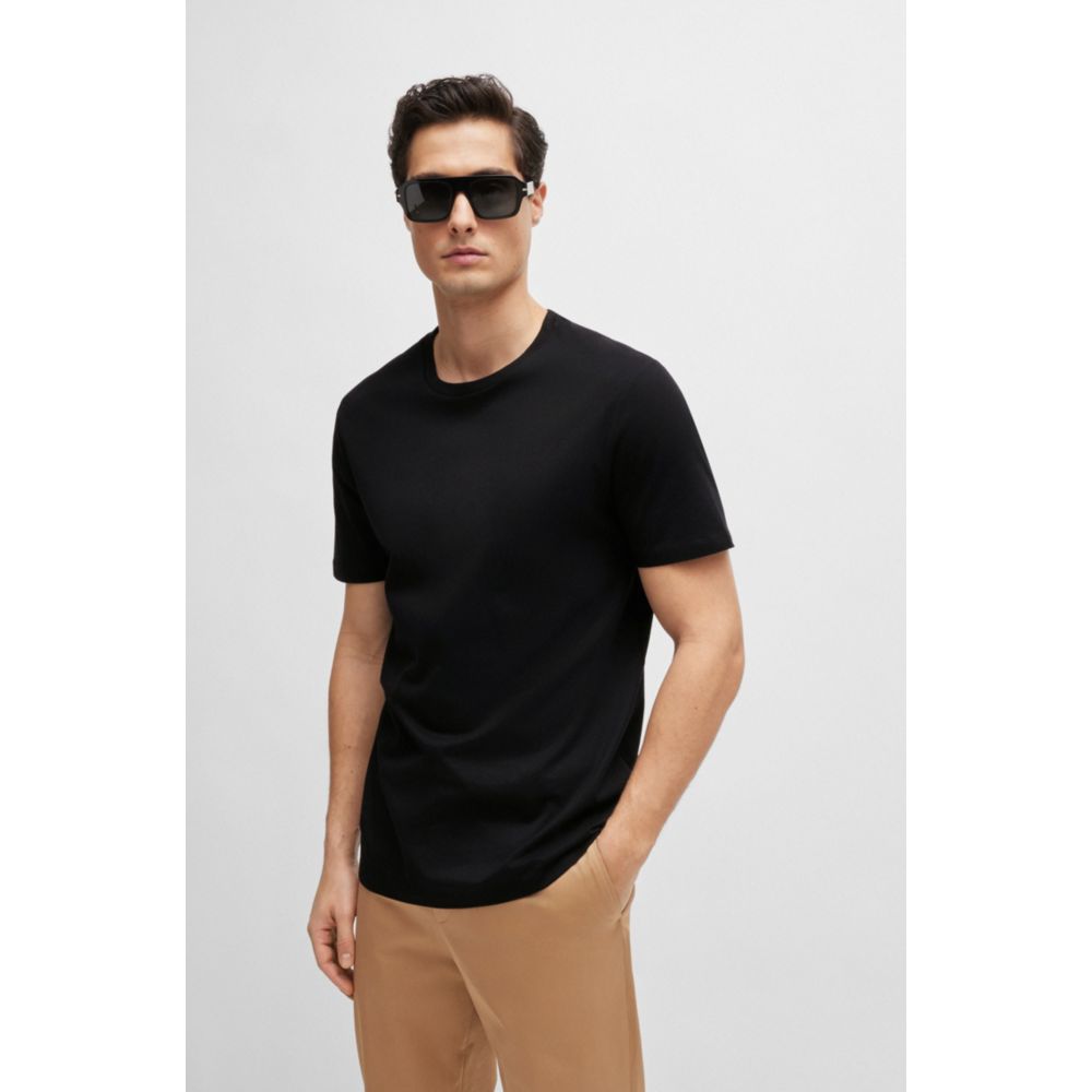 Camiseta de algodón de corte ajustado