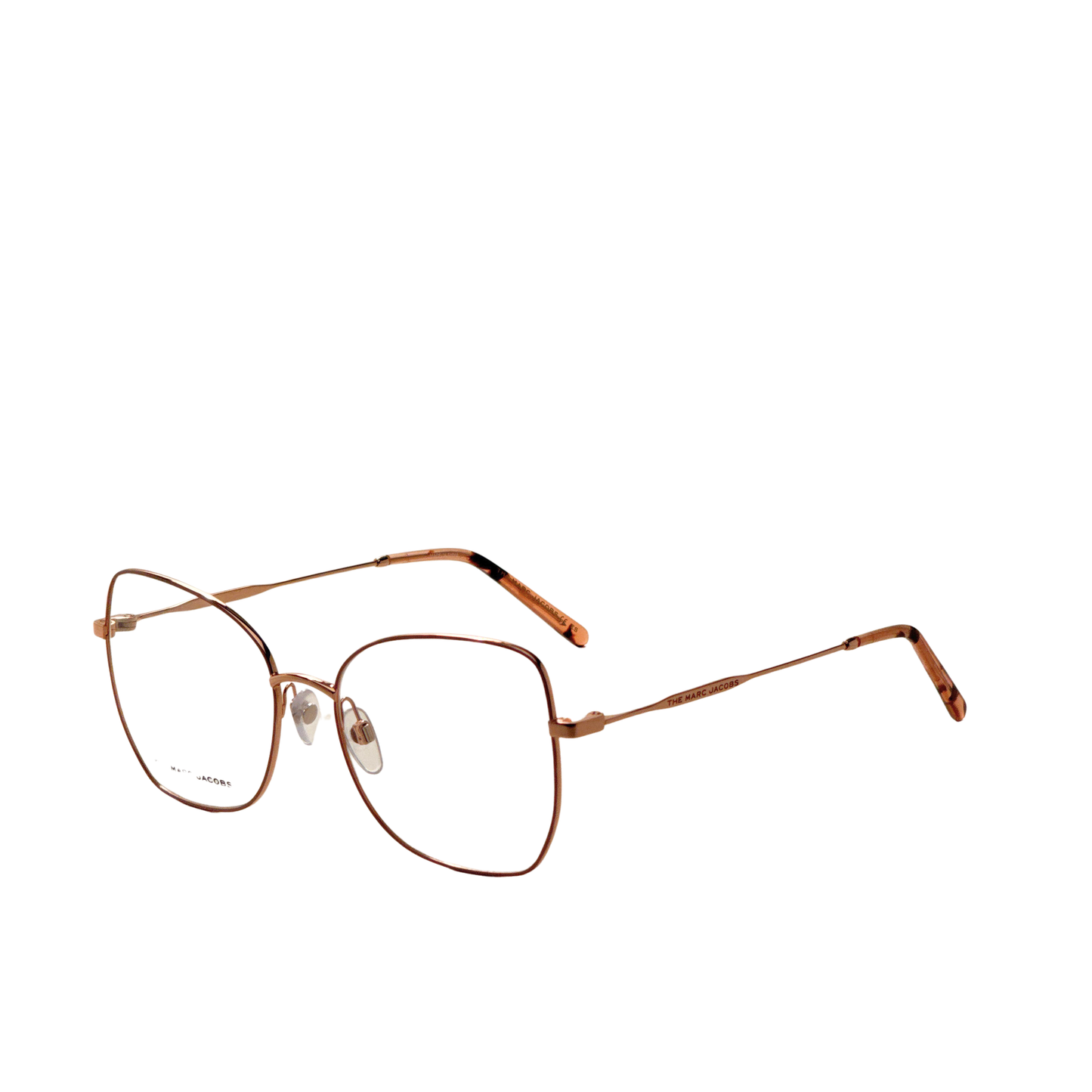 Montura para gafas de mujer 55 mm color dorado y nude