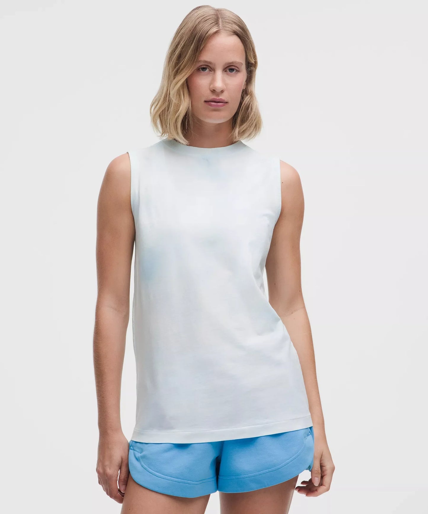 Camiseta sin mangas de algodón