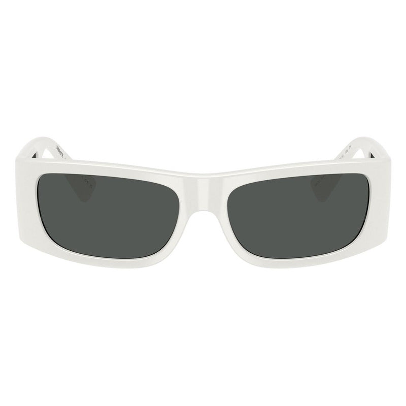 Gafas color gris oscuro y blanco