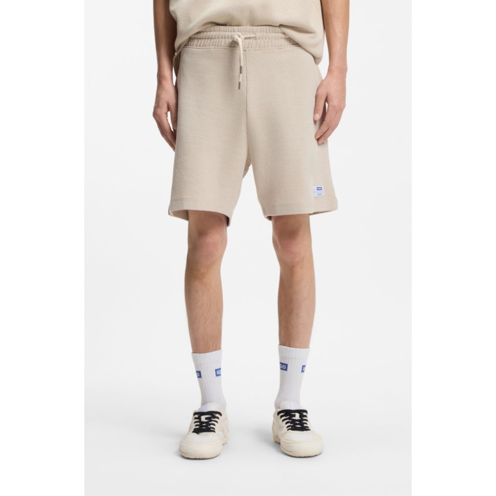 Short de algodón de corte amplio