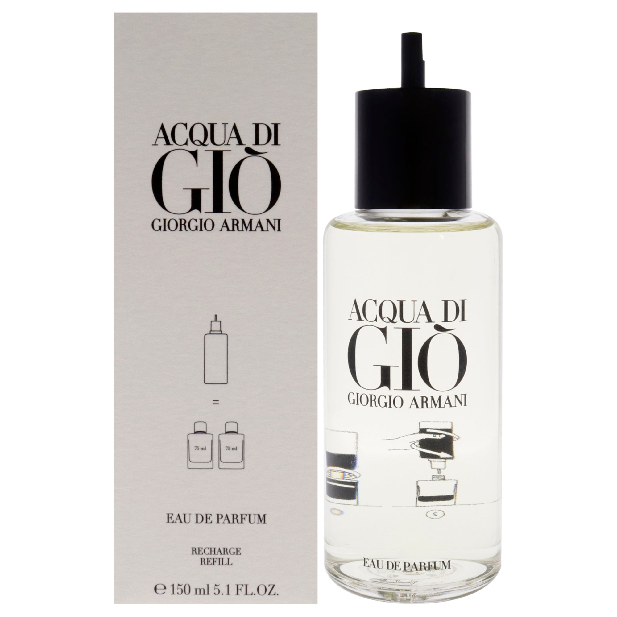 Perfume de hombre eau de parfum 5,1 oz (repuesto)