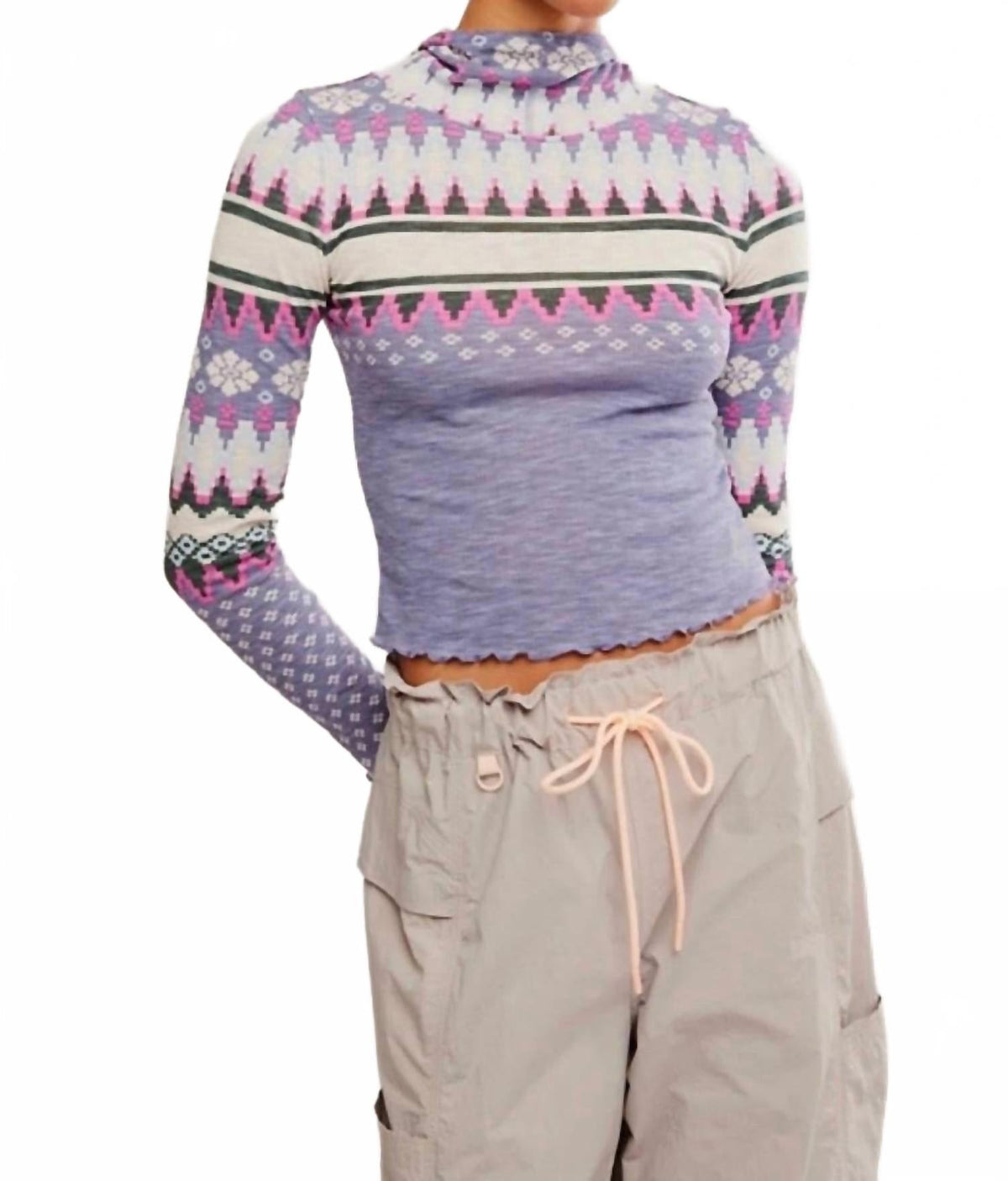Top con estampado