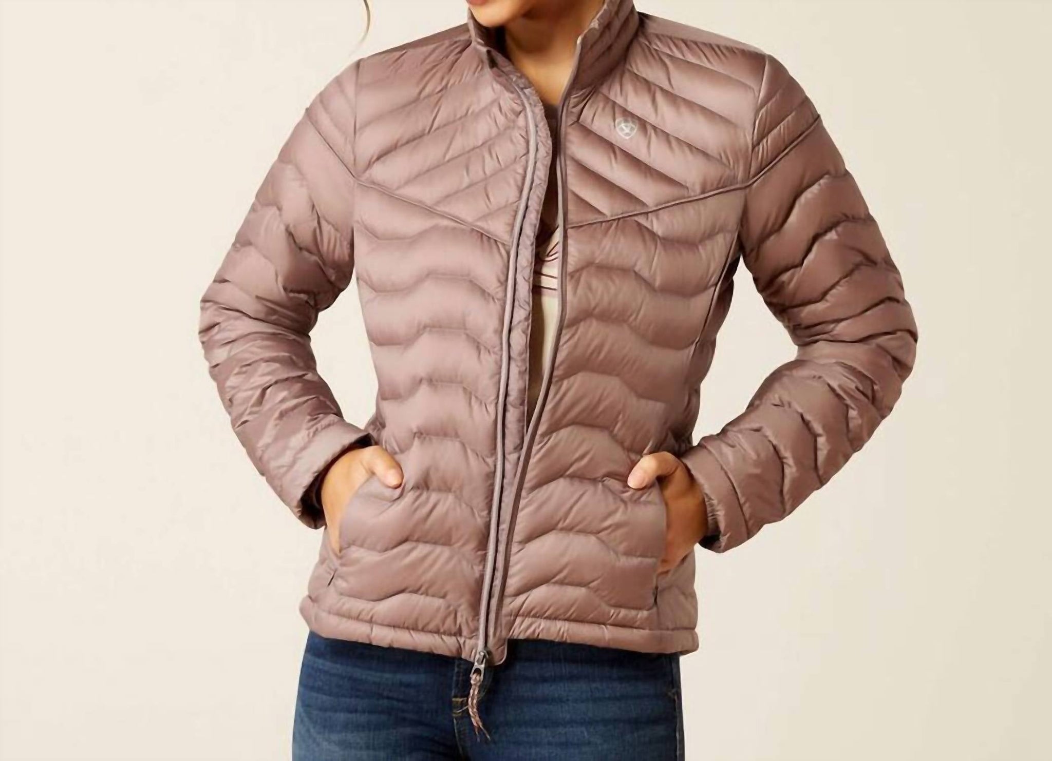Chaqueta color violeta