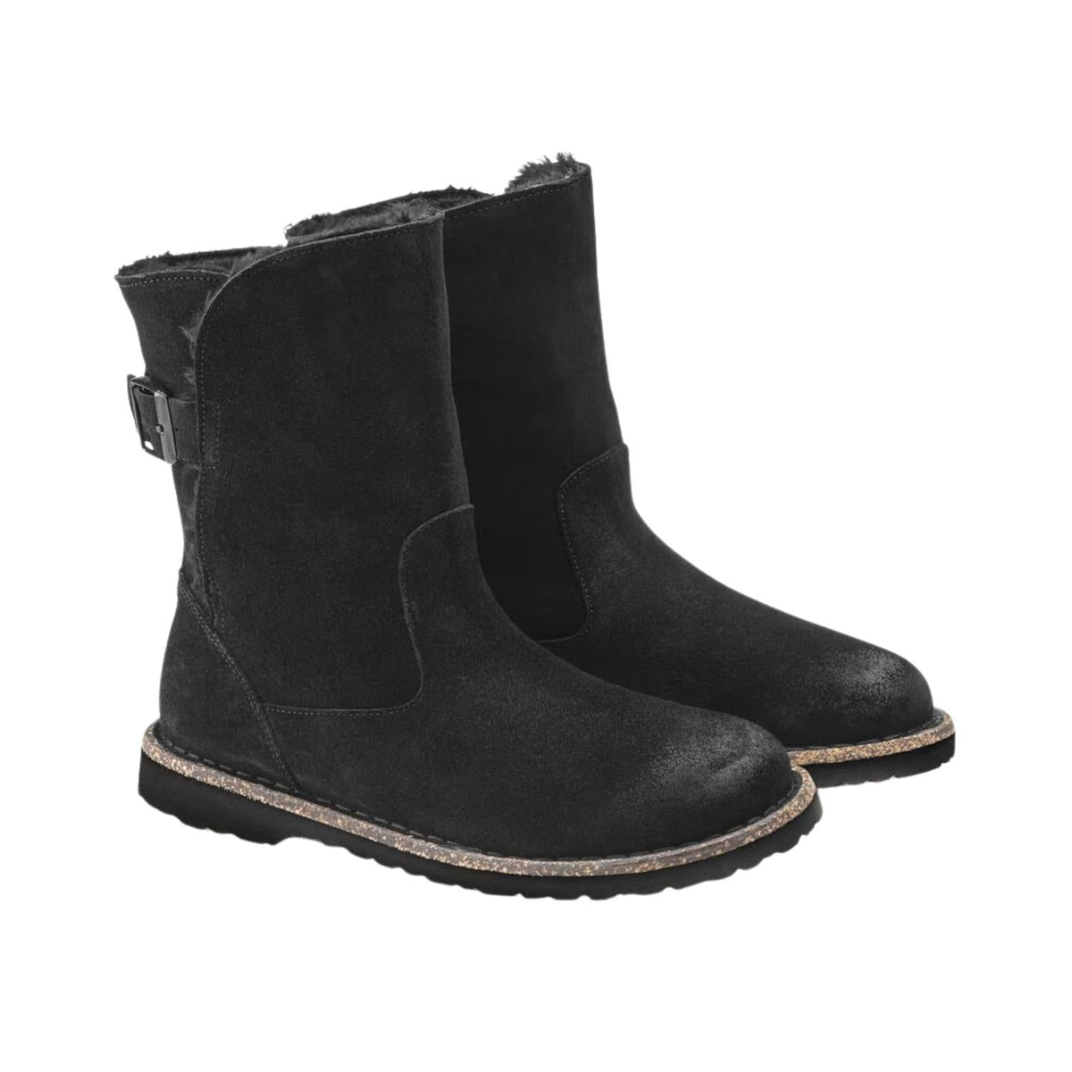 Botas de mujer de cuero color negro