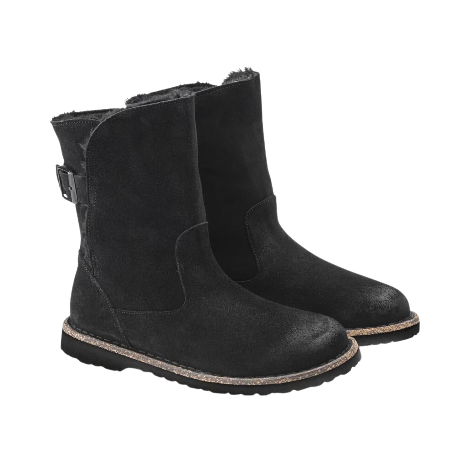 Botas de mujer de cuero color negro