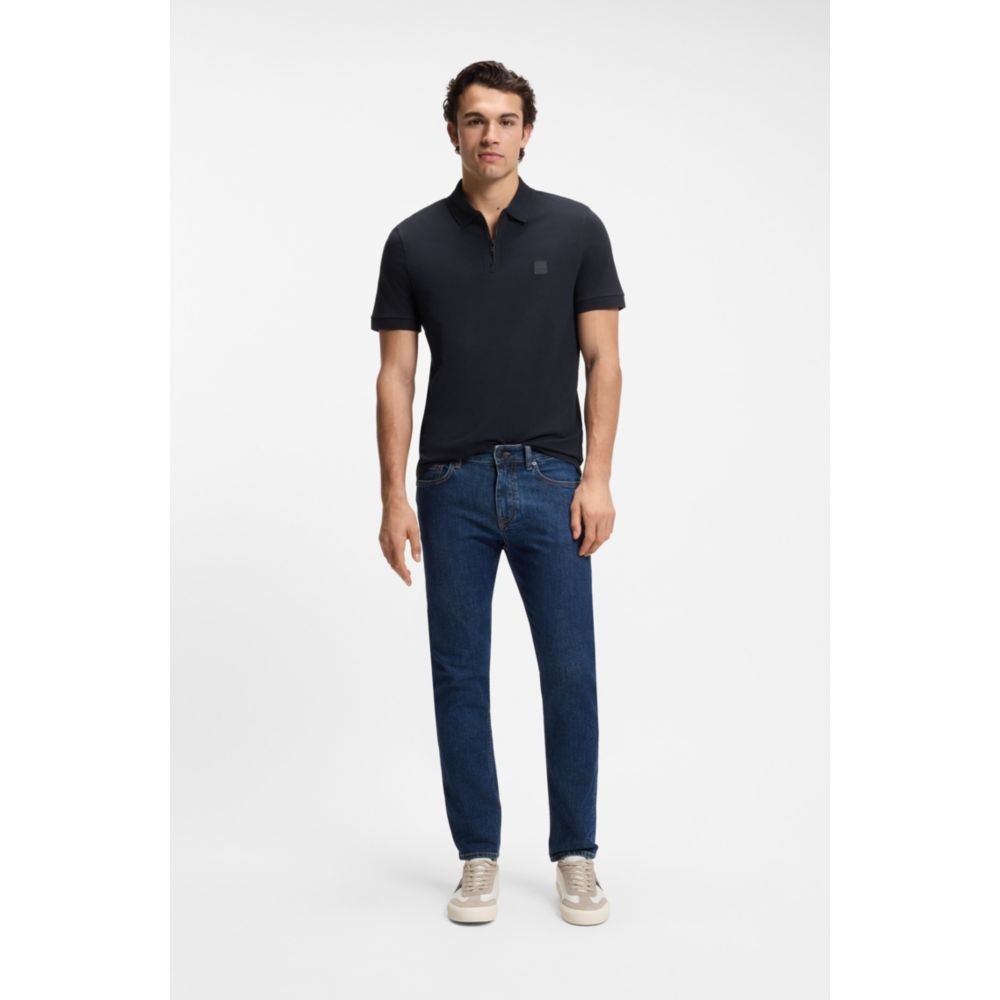 Polo de algodón de corte ajustado