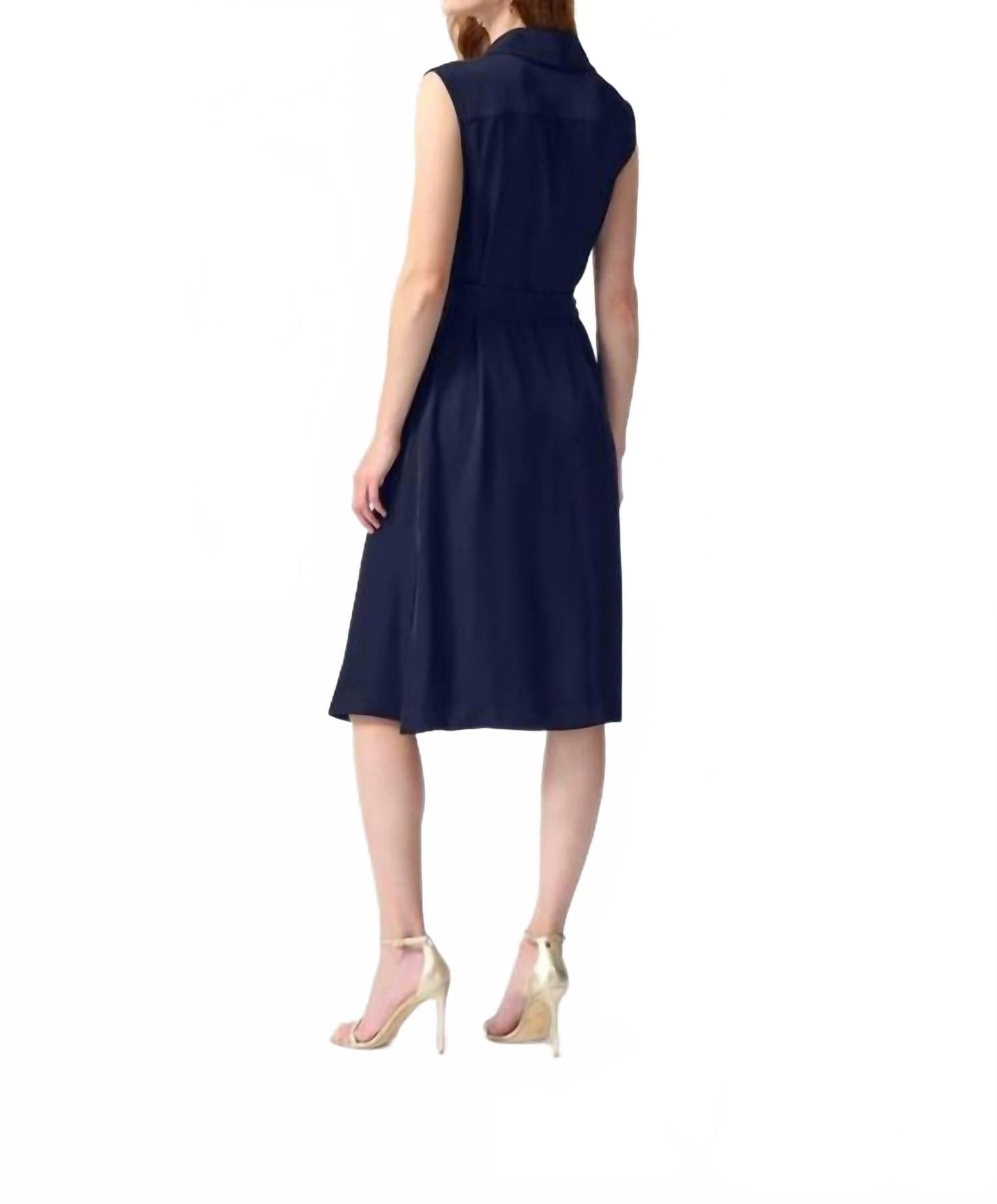 Vestido sin mangas color azul