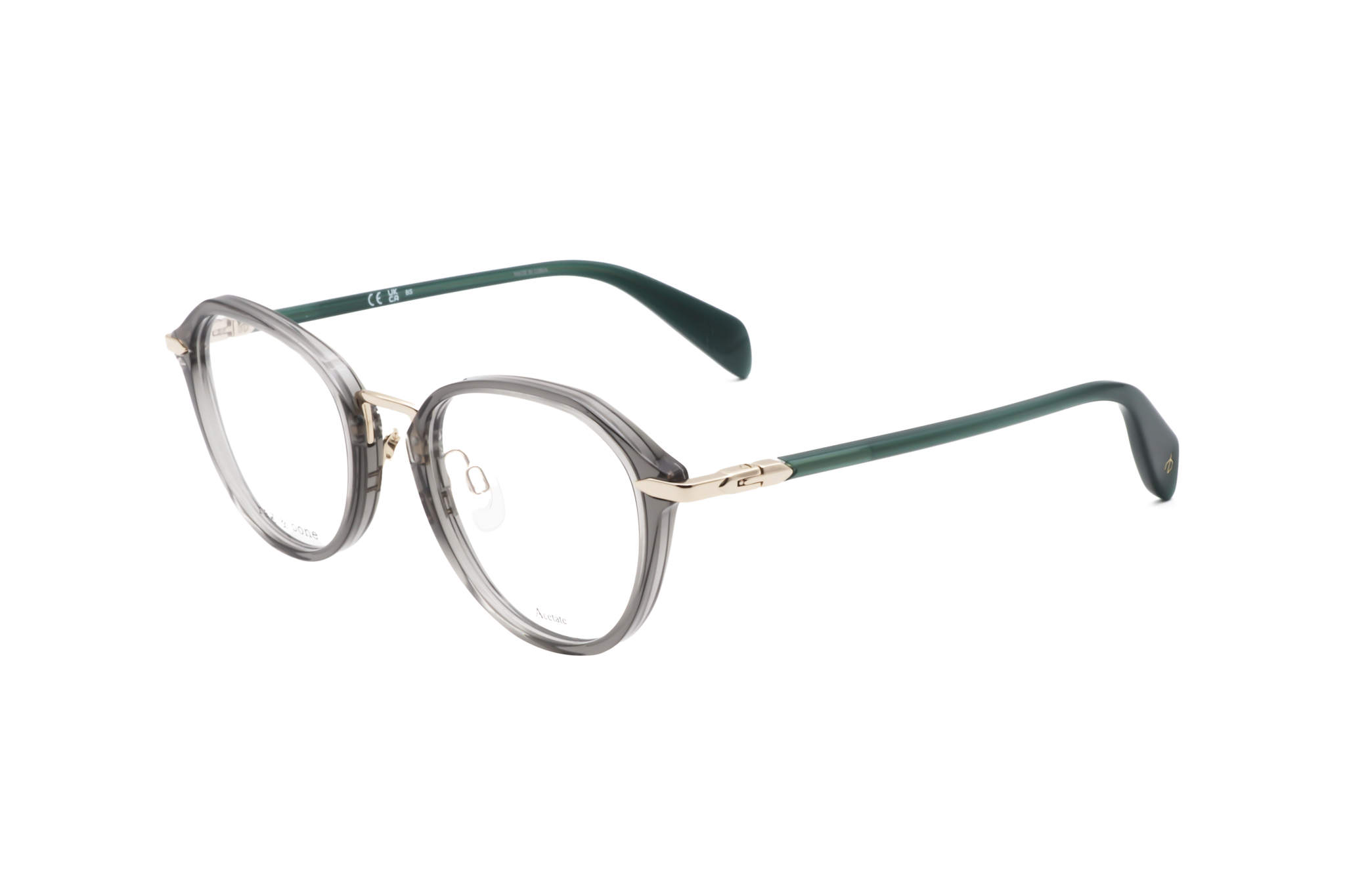 Montura para gafas de mujer 49 mm color gris