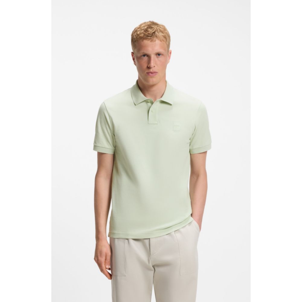 Polo de algodón de corte ajustado