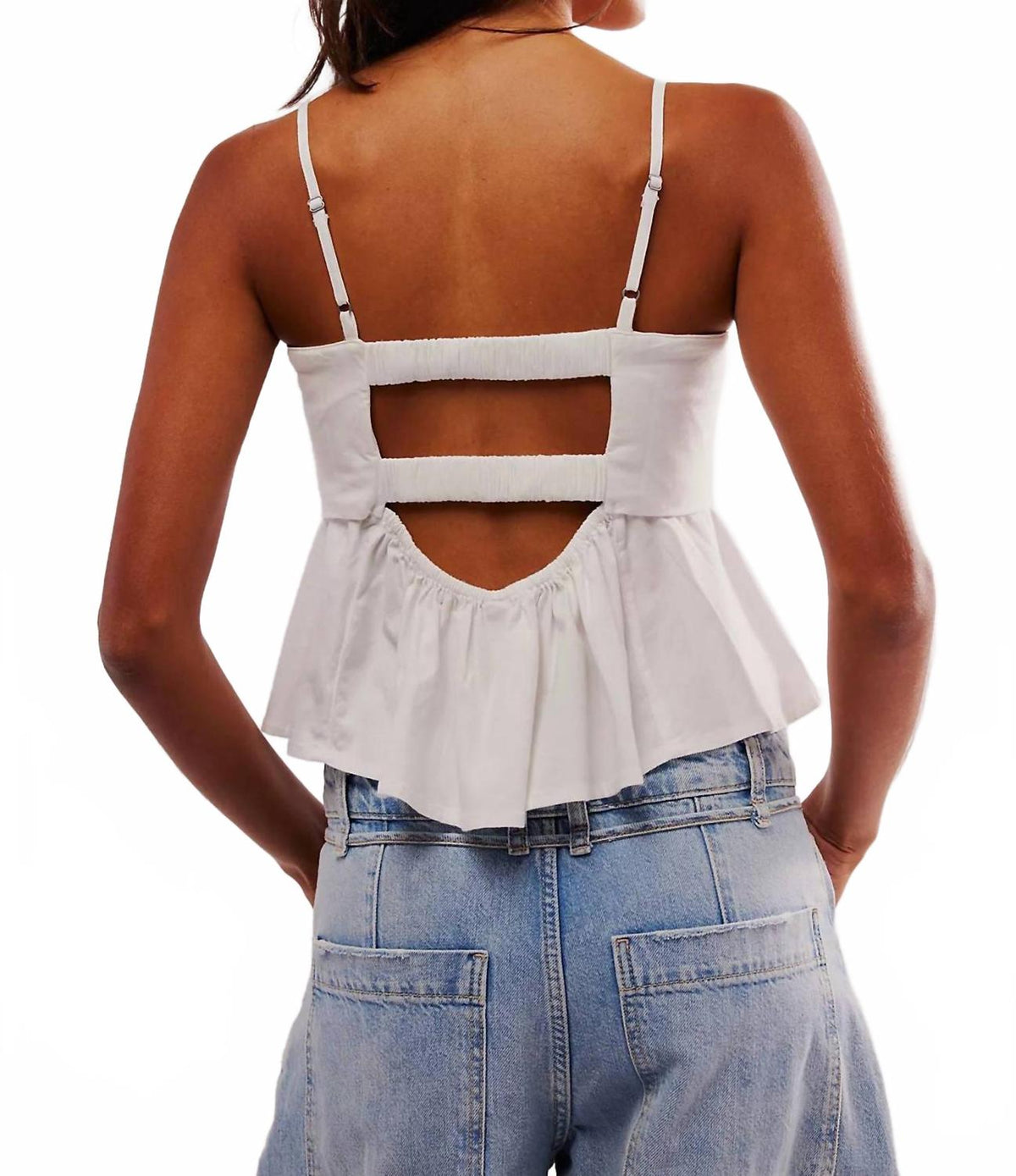 Camiseta sin mangas color blanco