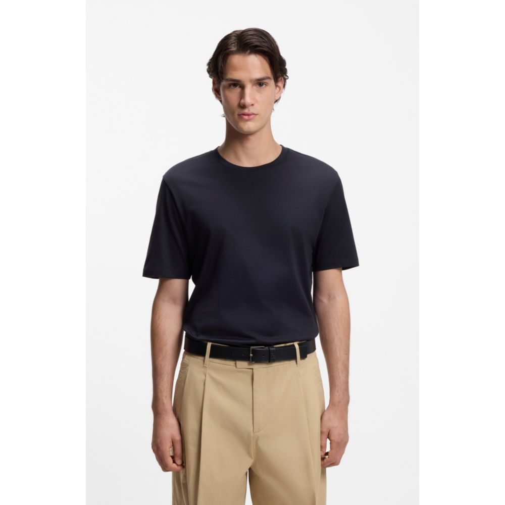 Camiseta de algodón de corte ajustado