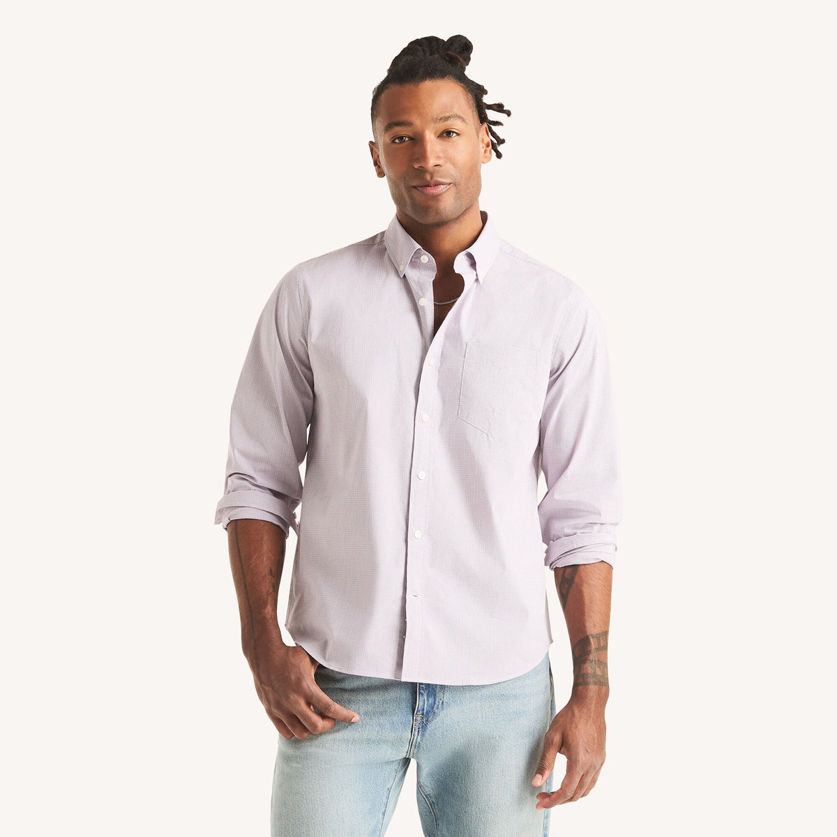 Camisa de hombre a cuadros